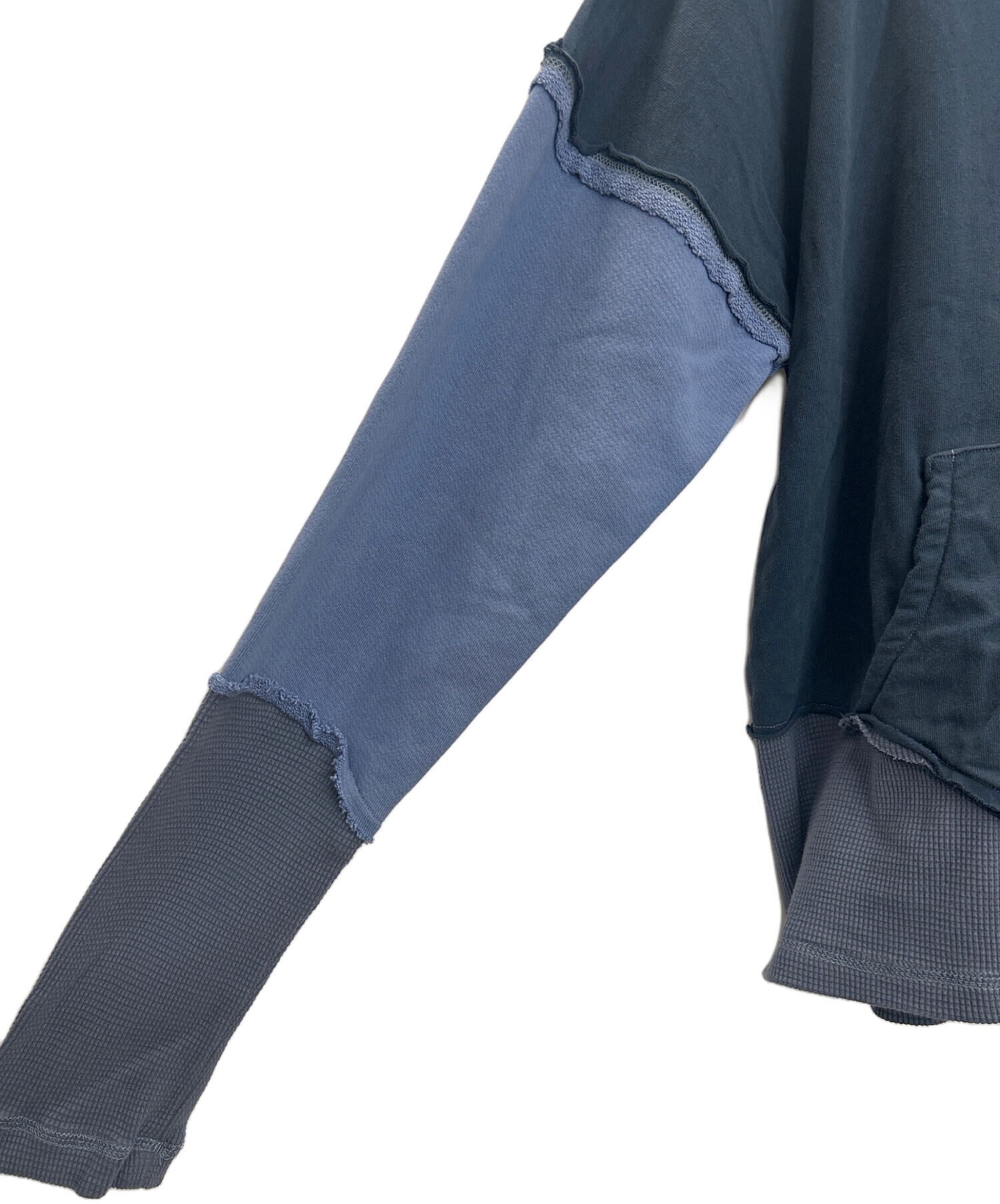 中古・古着通販】GREG LAUREN (グレッグローレン) ドッキングパーカー 