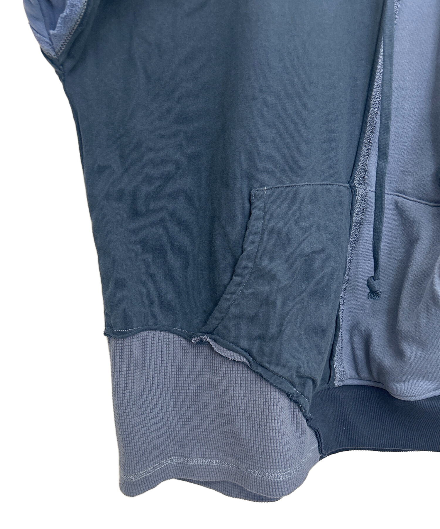 中古・古着通販】GREG LAUREN (グレッグローレン) ドッキングパーカー 