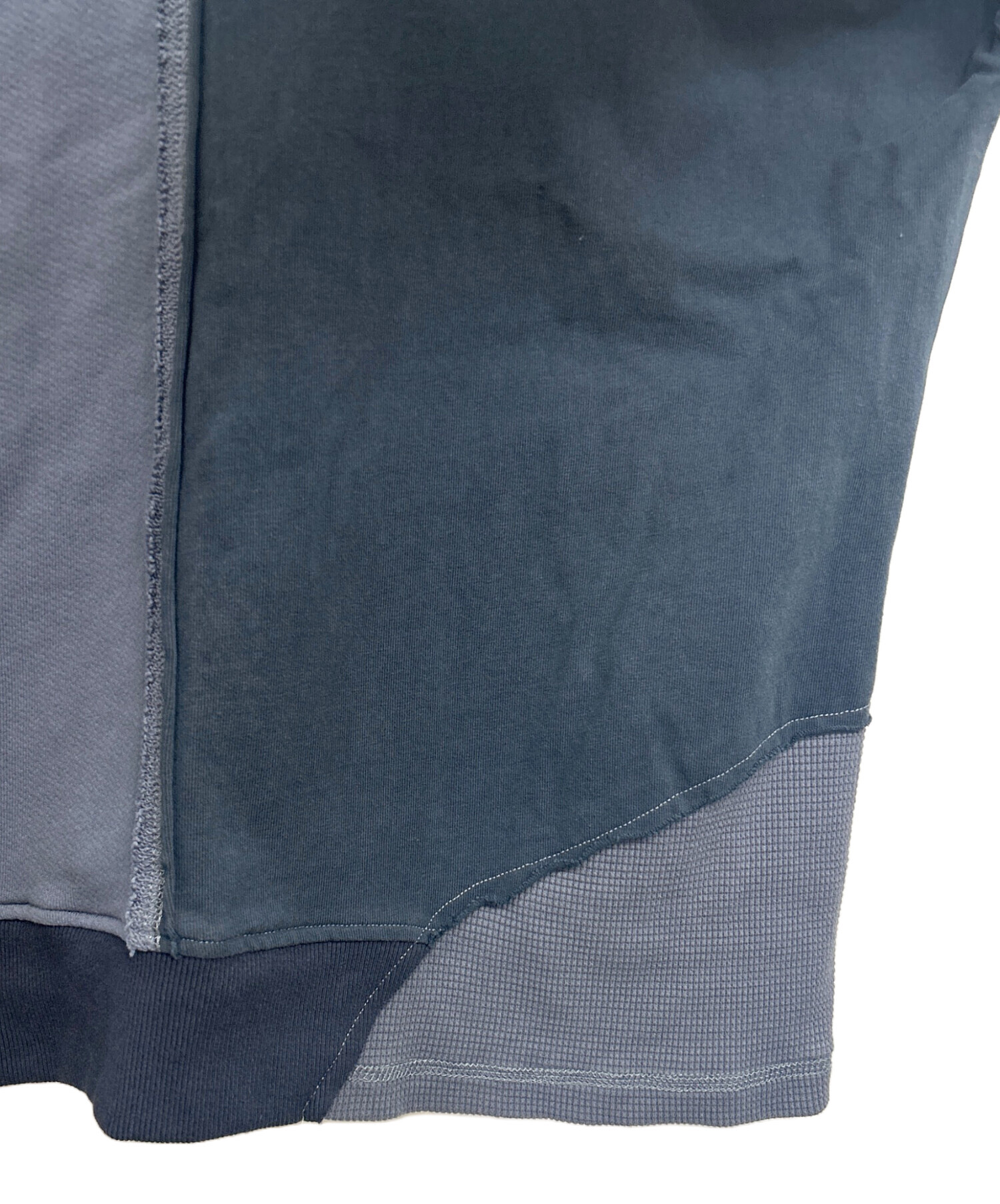 中古・古着通販】GREG LAUREN (グレッグローレン) ドッキングパーカー 