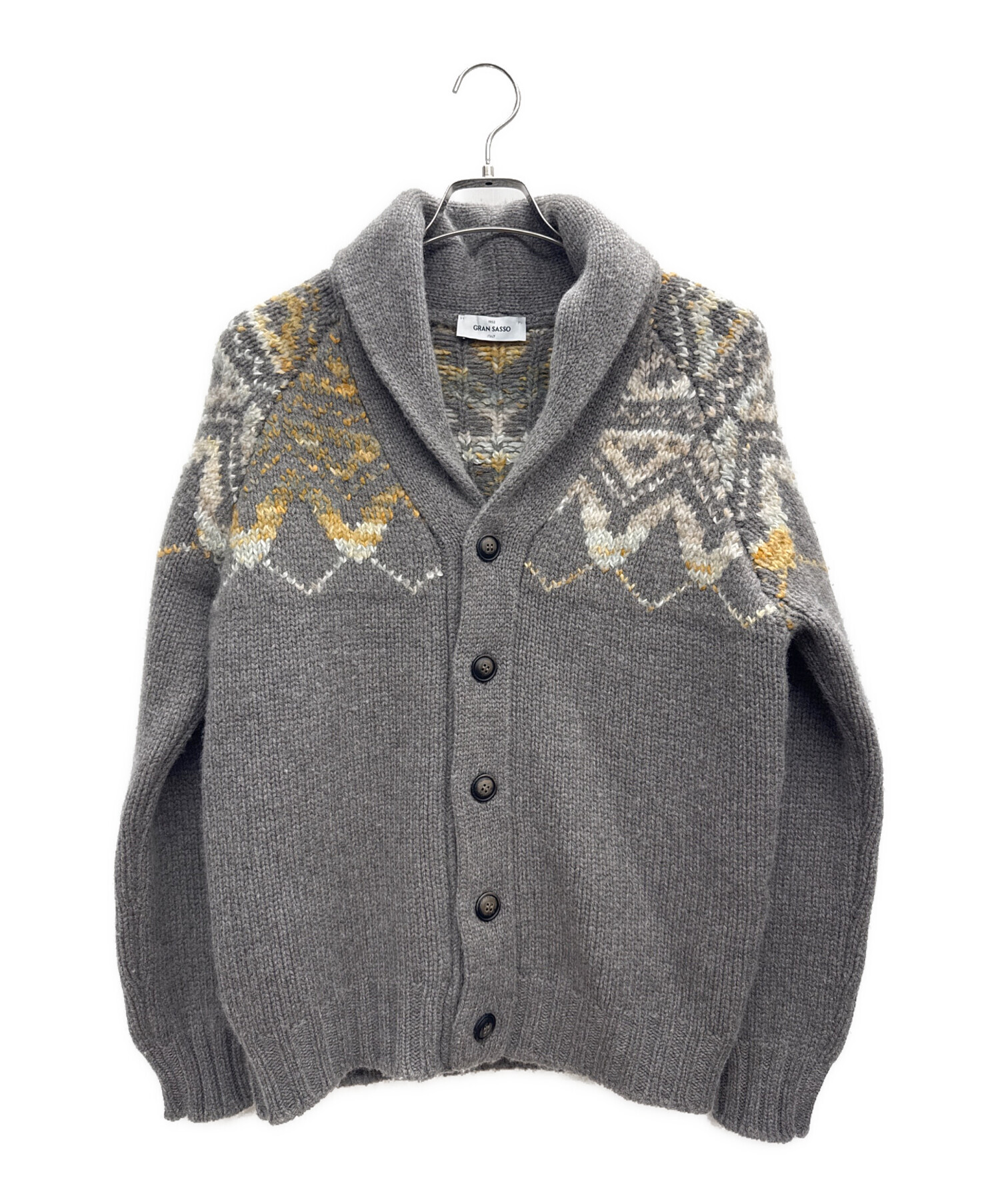 中古・古着通販】GRAN SASSO (グランサッソ) ニットカーディガン