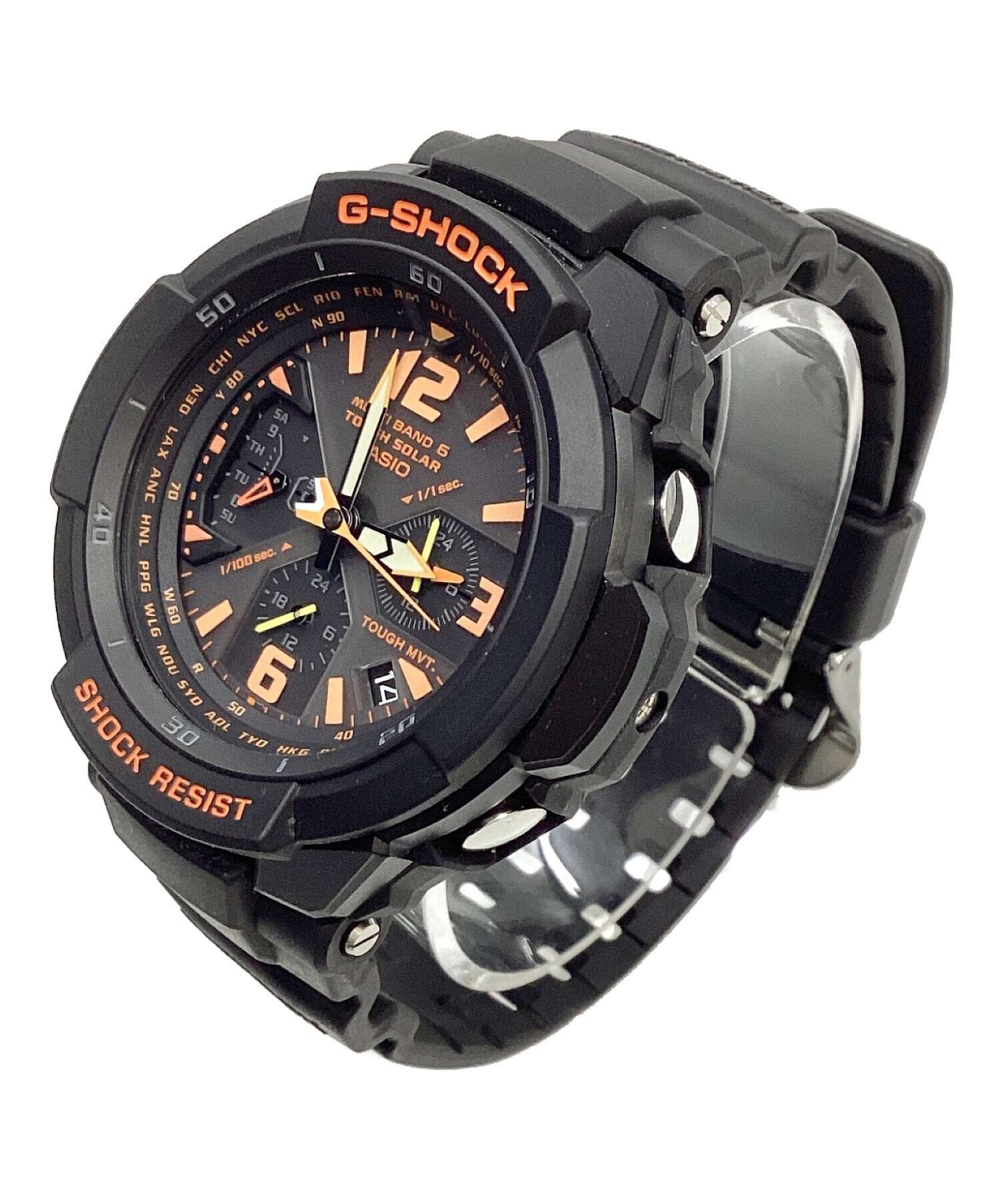 CASIO g-shock スカイコクピットGWA11001A3JF 中古美品 中古・古着通販】CASIO (カシオ) スカイコックピット ブラック