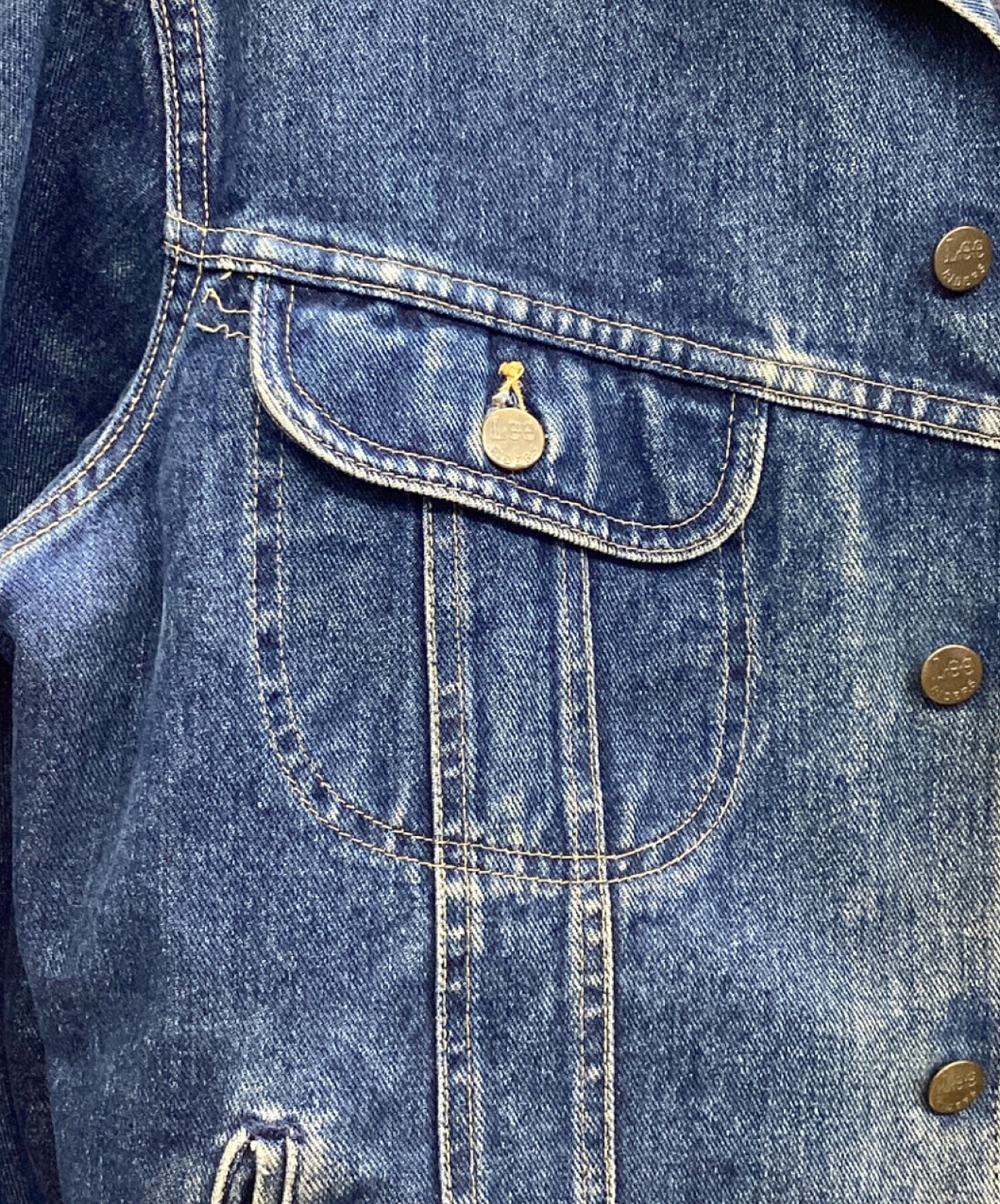 希少 80s ビンテージ 古着 Lee リー ストームライダー デニムジャケット 中古・古着通販】LEE (リー) ストームライダー 80s インディゴ サイズ