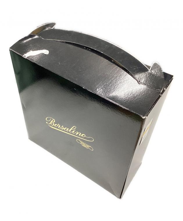 濱*通様 箱の付いたボルサリーノです 中古・古着通販】BORSALINO (ボルサリーノ) アレクサンダー 中折れ帽