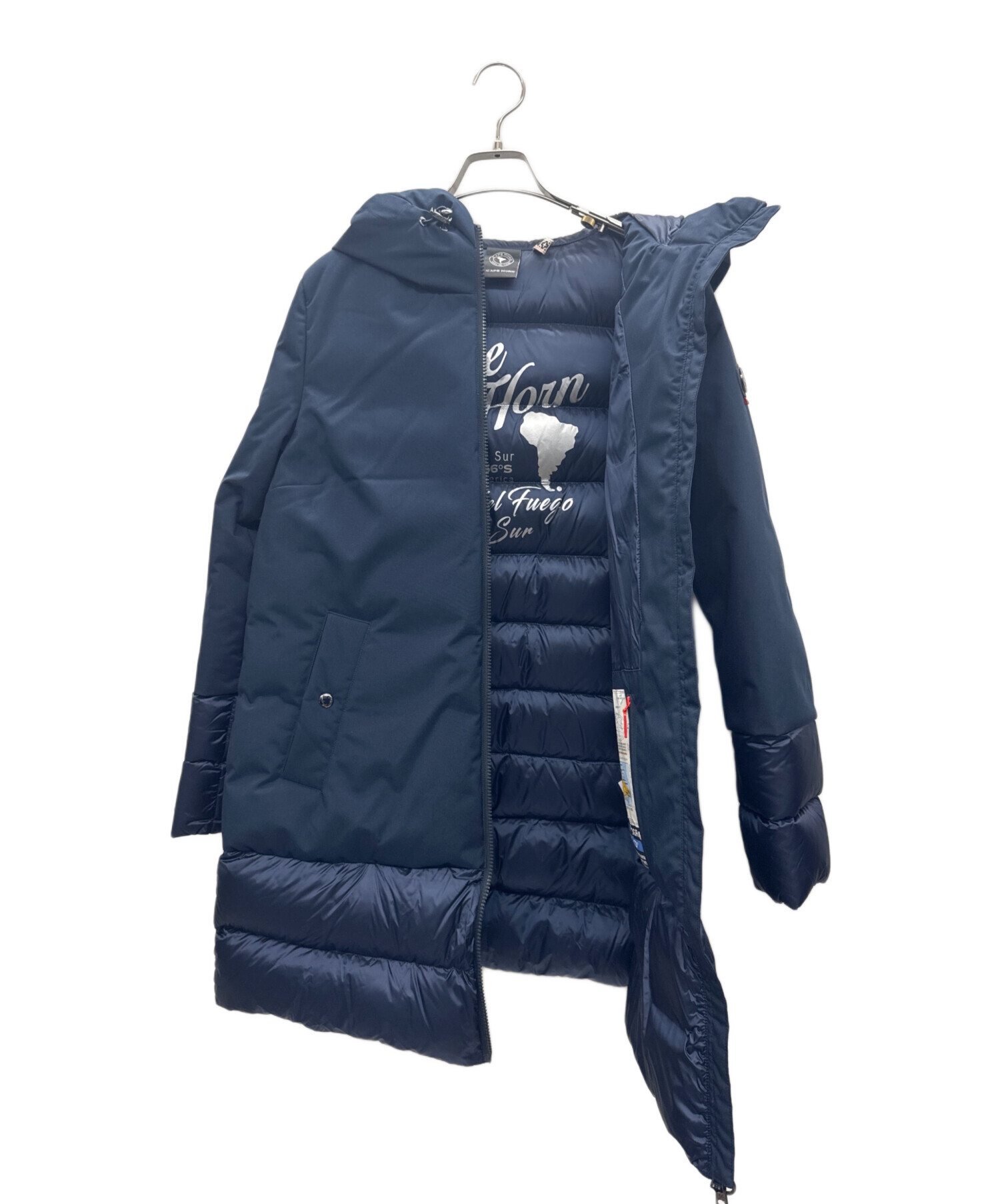 新品タグ付き　CAPE HORN ダウンコートCANDELARIA 42サイズ CAPE HORN ケープホーン ダウンコート/CANDELARIA【大きいサイズあり