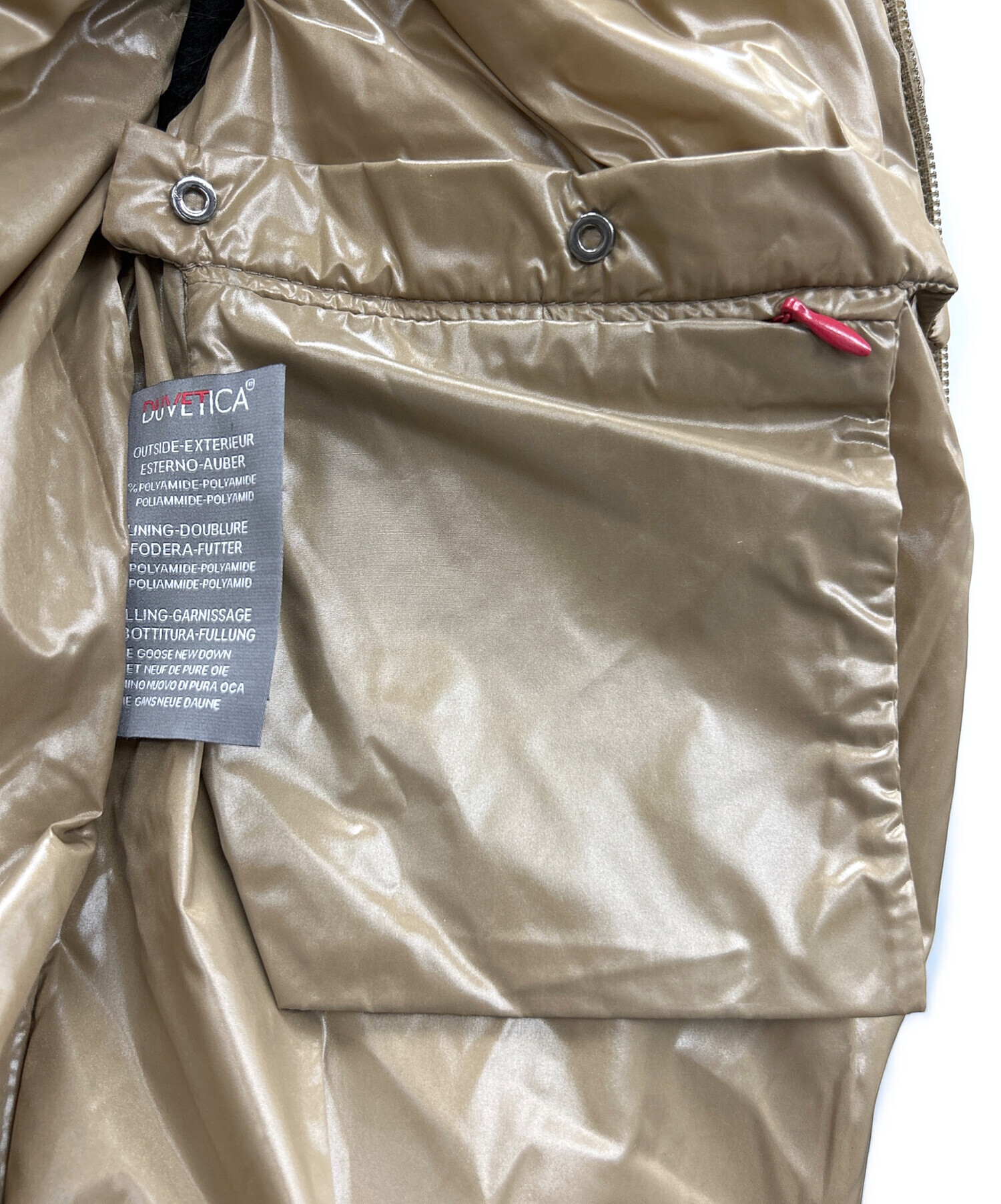 中古・古着通販】DUVETICA (デュベティカ) ファーダウンベスト 中古・古着通販】DUVETICA (デュベティカ) ファーダウンベスト