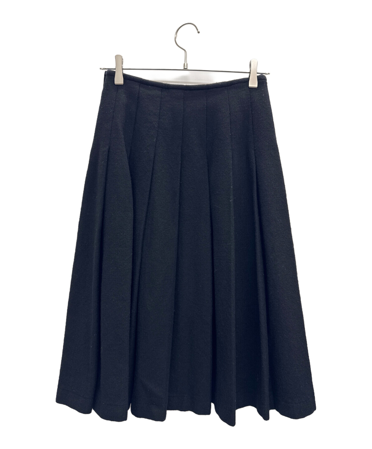 コムデギャルソン×2　コムコム　ウール　プリーツスカート　ネイビー　美品　S 中古・古着通販】tricot COMME des GARCONS (トリココムデギャルソン