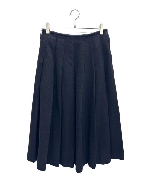 トリココムデギャルソン ウール 巻きプリーツスカート 膝丈　Sサイズ tricot COMME des GARCONS トリココムデギャルソンtricot GARCON