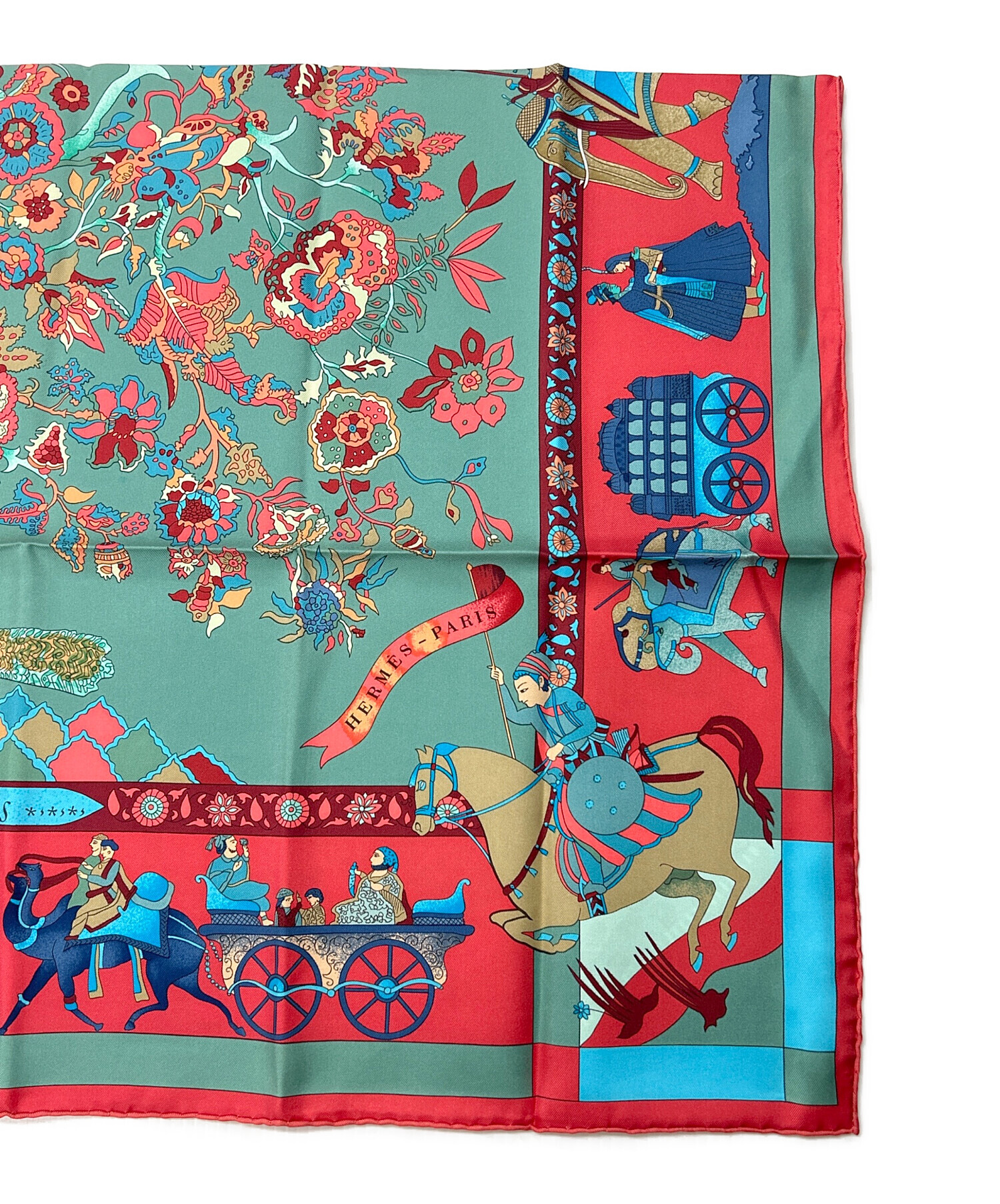 中古・古着通販】HERMES (エルメス) スカーフ カレ90 眩惑のインド