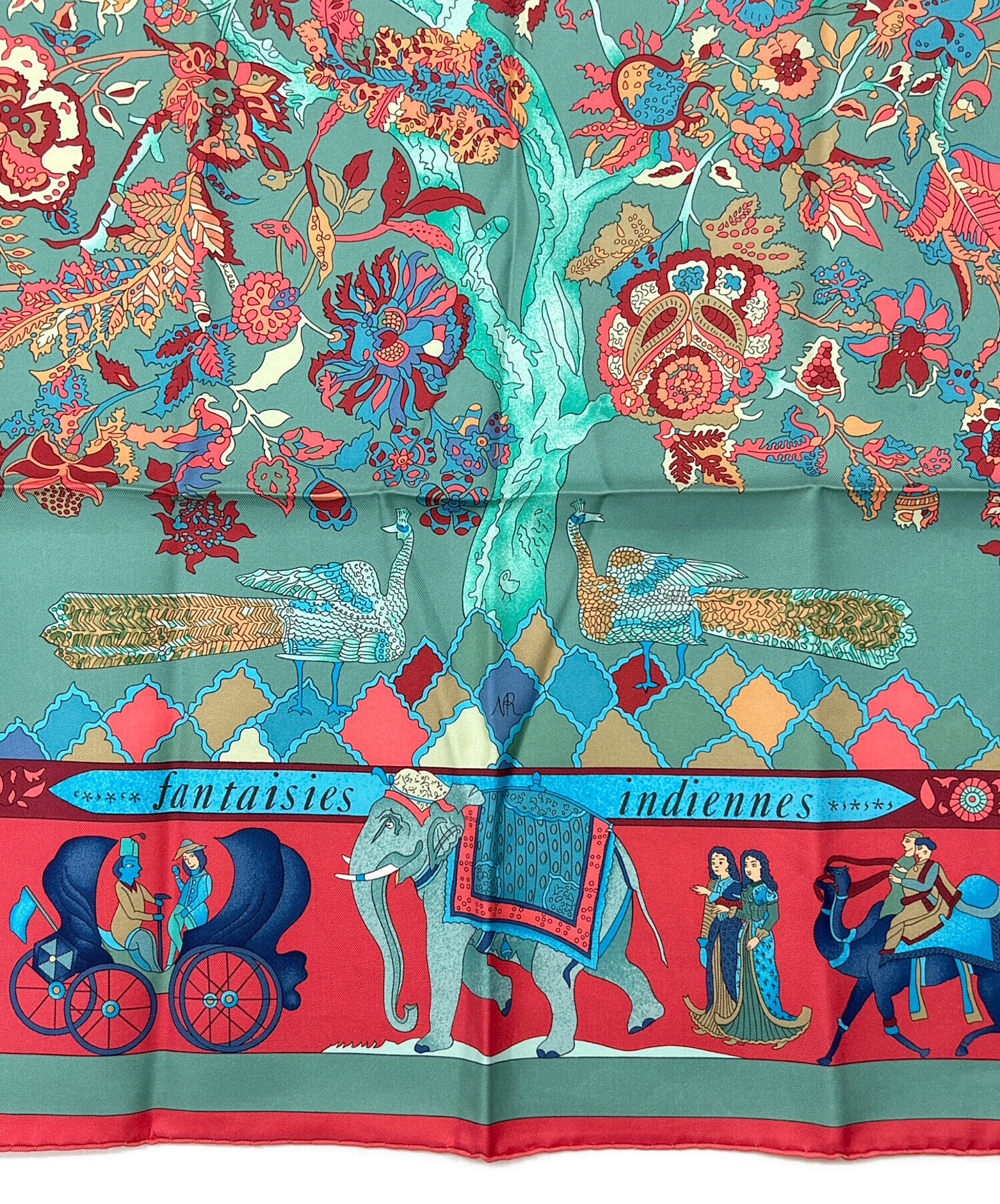 中古・古着通販】HERMES (エルメス) スカーフ カレ90 眩惑のインド