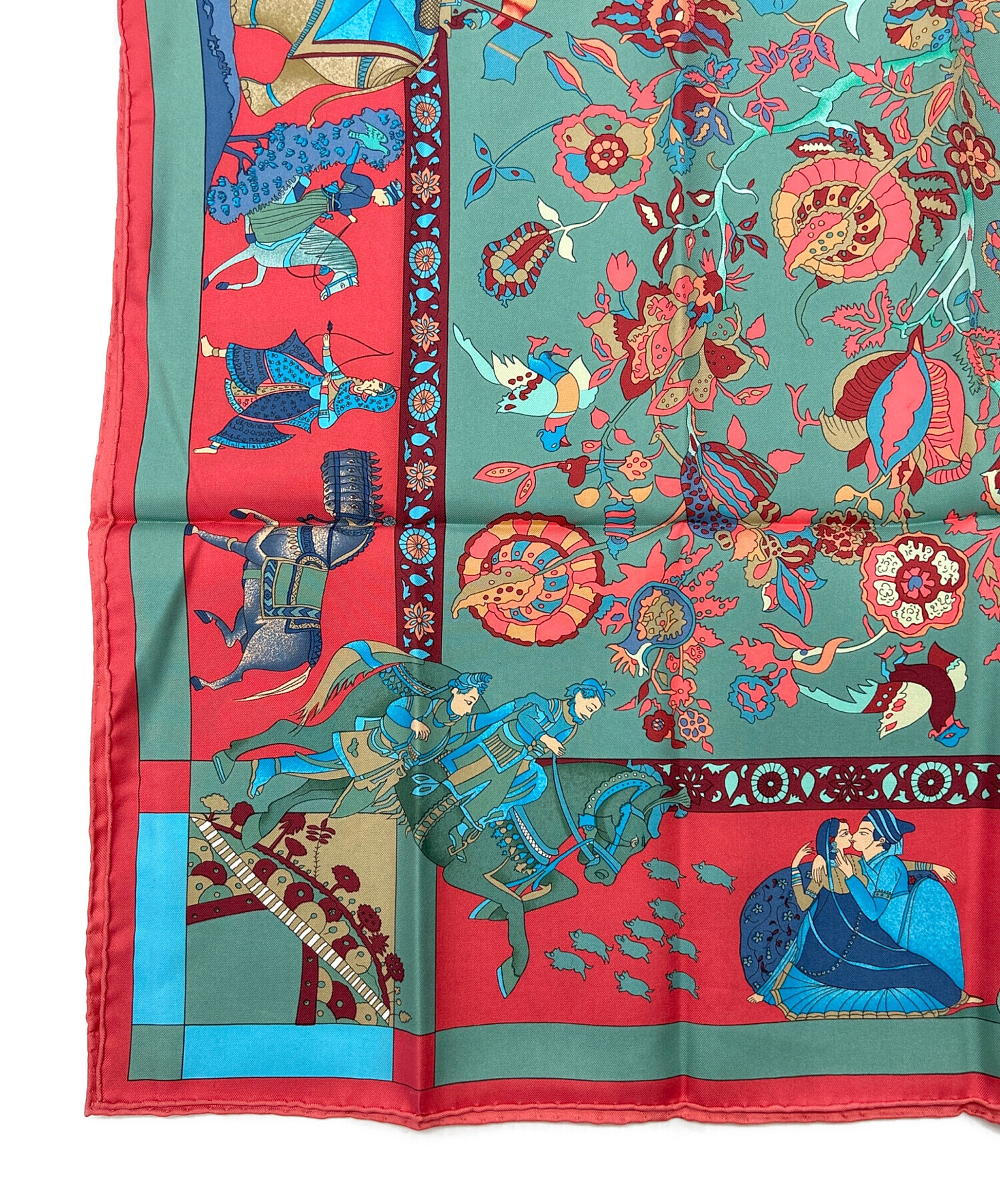 ☘️新品未使用☘️ HERMES　眩惑のインド　スカーフ カレ90 中古・古着通販】HERMES (エルメス) スカーフ カレ90 眩惑のインド