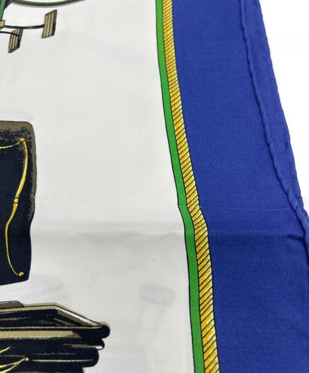 中古・古着通販】HERMES (エルメス) スカーフ カレ90 ブルー｜ブランド