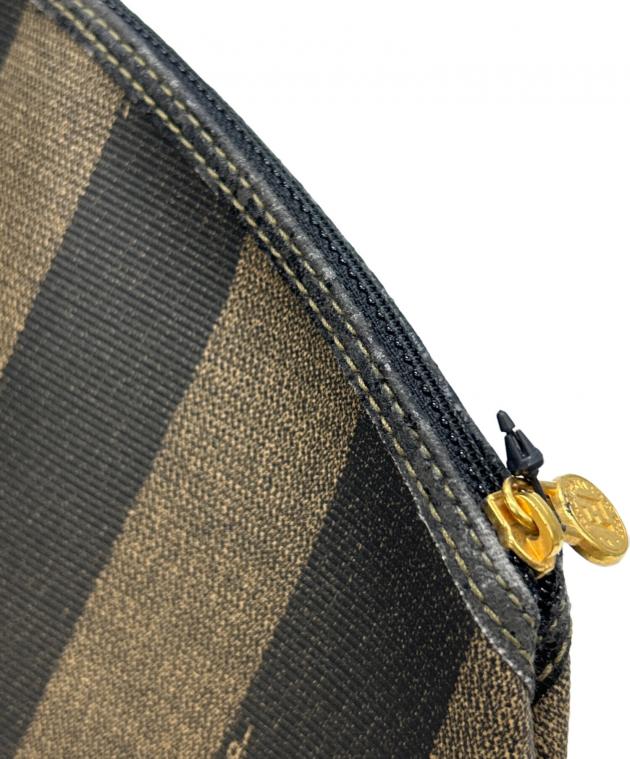 中古・古着通販】FENDI (フェンディ) クラッチバッグ ブラウン
