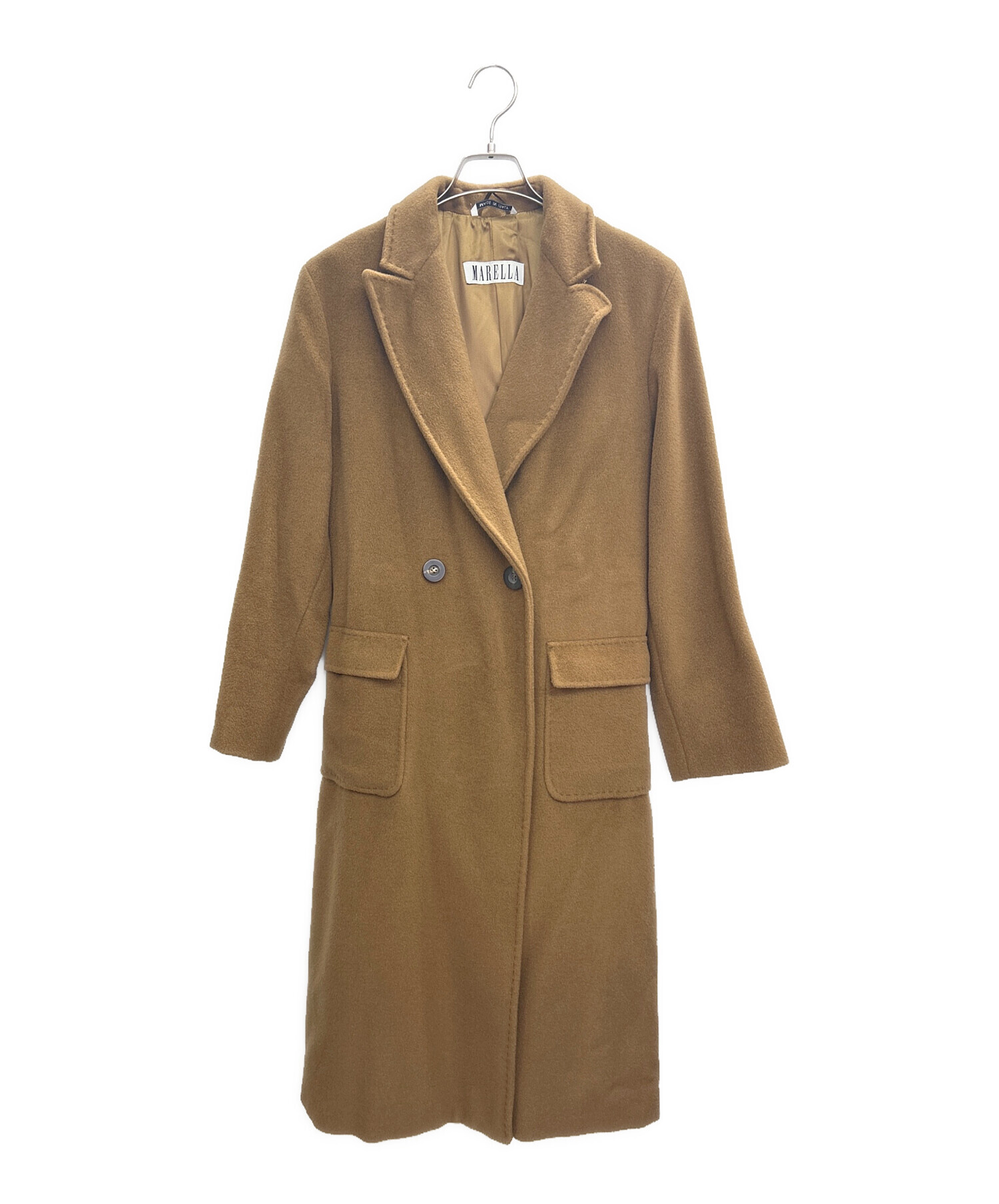 中古・古着通販】MARELLA (マレーラ) ロングコート ブラウン サイズ:40