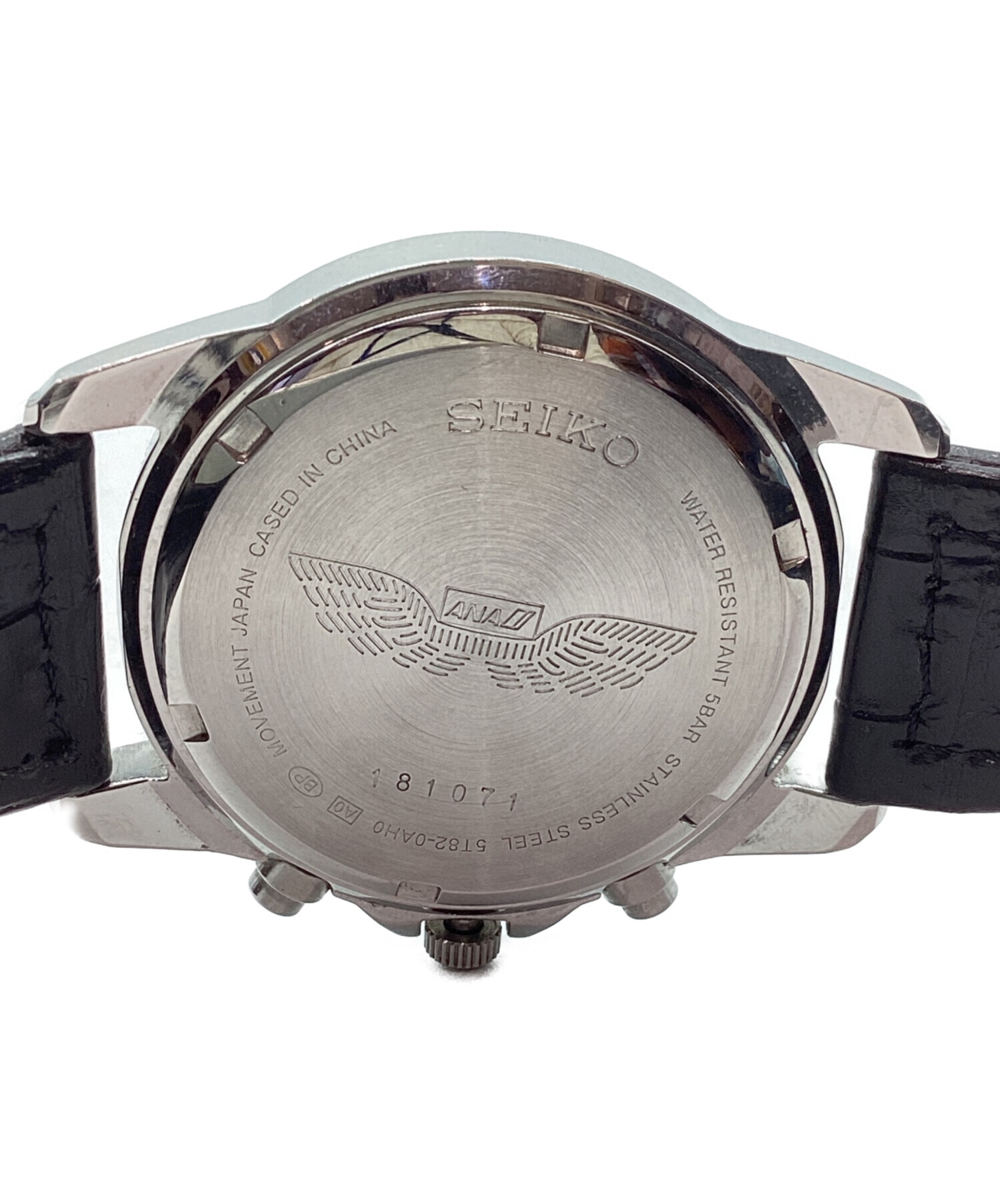 中古・古着通販】SEIKO (セイコー) 腕時計 ブラック｜ブランド・古着