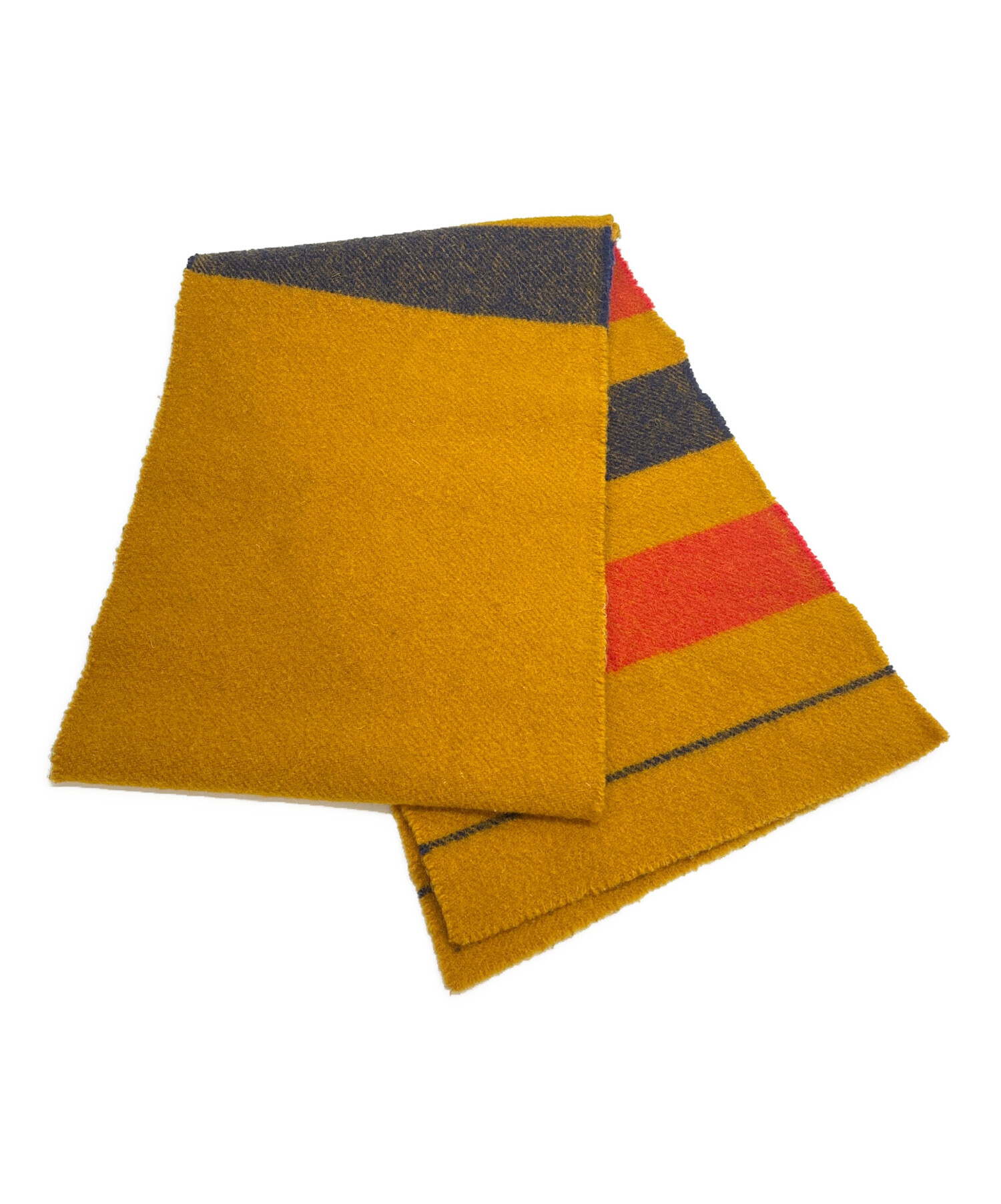 HERMES エルメス ウール ロカバール マフラー 箱付き 中古・古着通販】HERMES (エルメス) ウールマフラー ロカバール マルチ