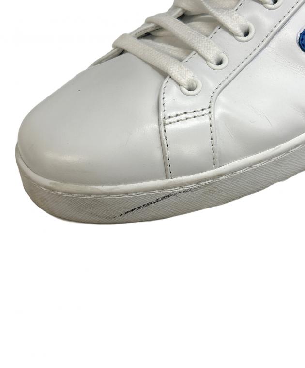 中古・古着通販】PRADA (プラダ) スニーカー LANE ホワイト×ブルー