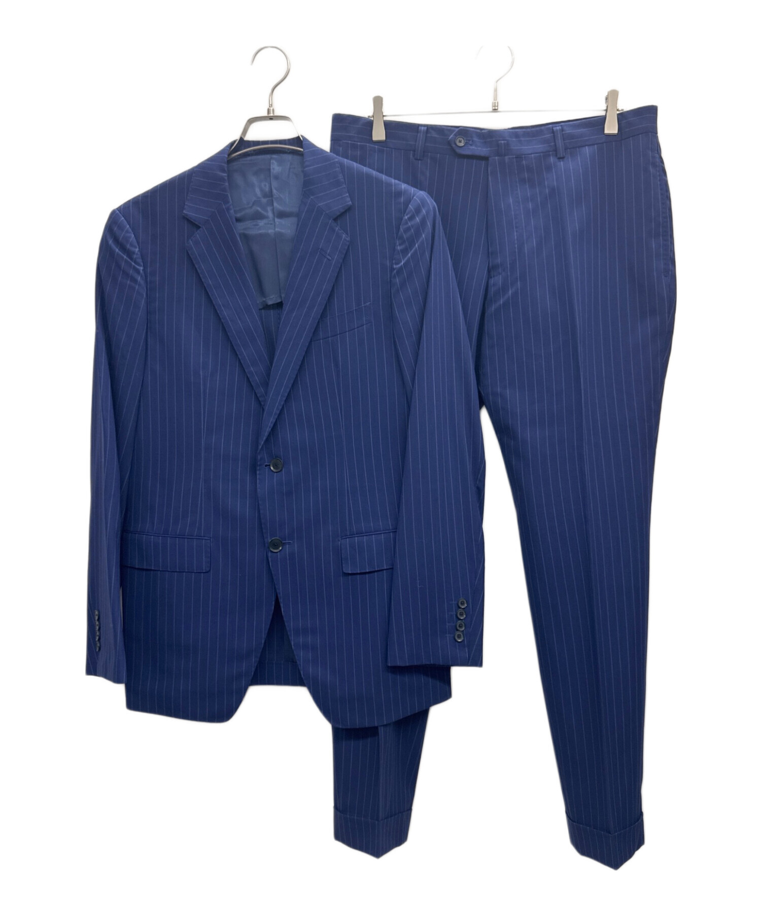 Tomorrow land スーツ　ブルー　青 中古・古着通販】TOMORROW LAND (トゥモローランド) セットアップ