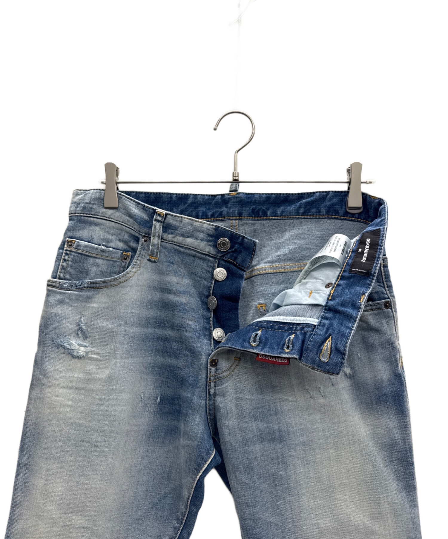 ★DSQUARED2 スプラッシュ加工　SKATER JEAN　サイズ46 中古・古着通販】DSQUARED2 (ディースクエアード) SKATER JEAN