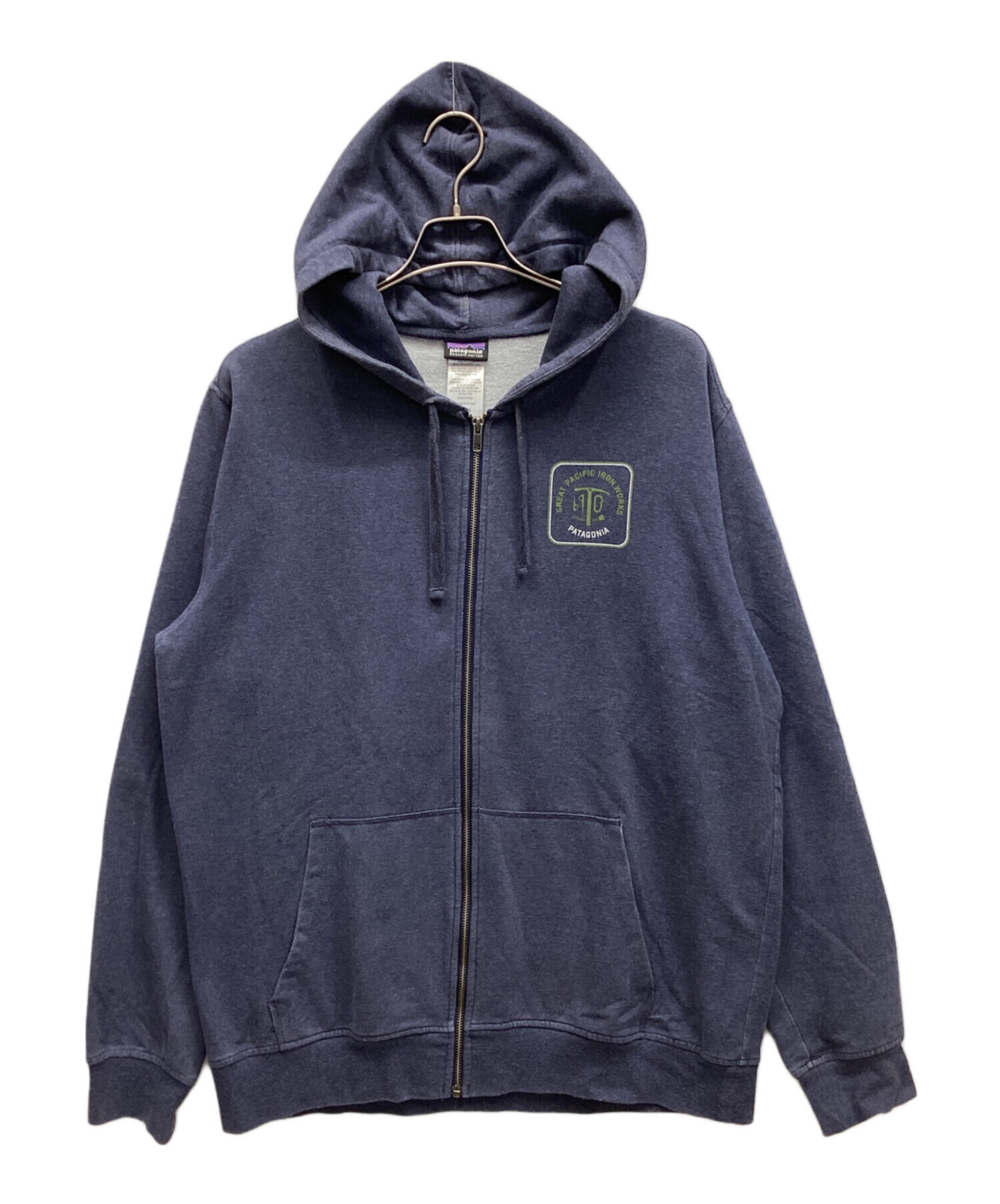 中古・古着通販】Patagonia (パタゴニア) ジップパーカー ネイビー 