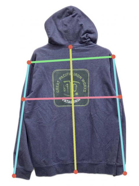 中古・古着通販】Patagonia (パタゴニア) ジップパーカー ネイビー