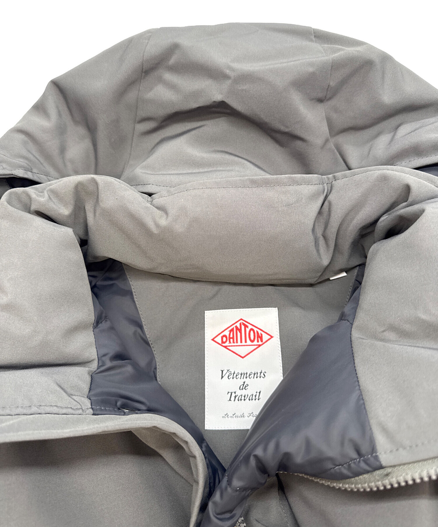 ダントングレー ダウンジャケット Mサイズ 中古・古着通販】DANTON (ダントン) アーミー ダウンジャケット グレー