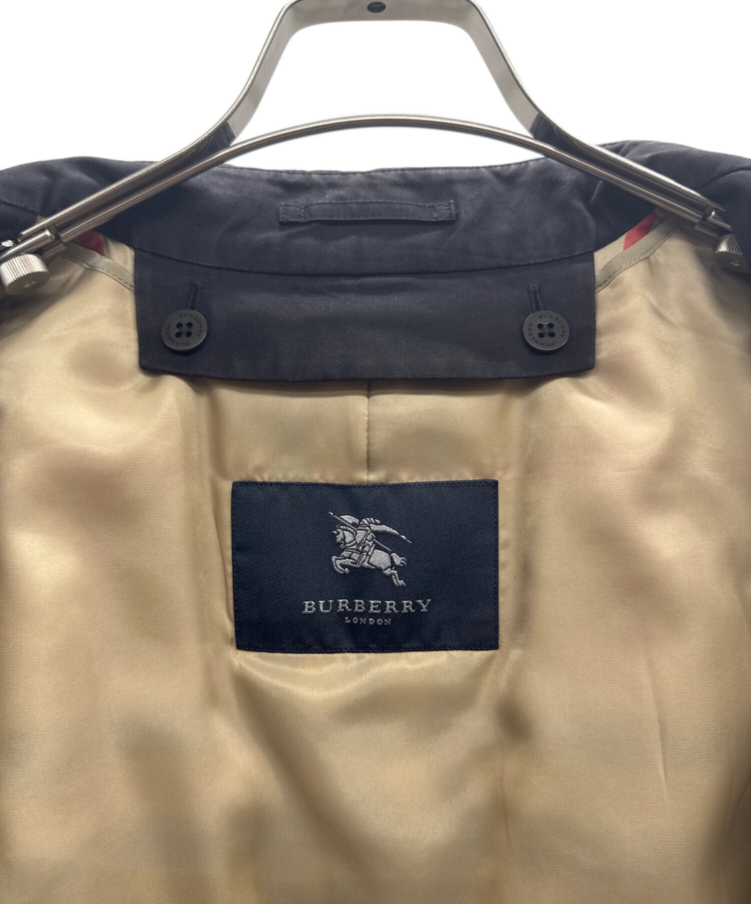 中古・古着通販】BURBERRY (バーバリー) ライナー付コート ブラック