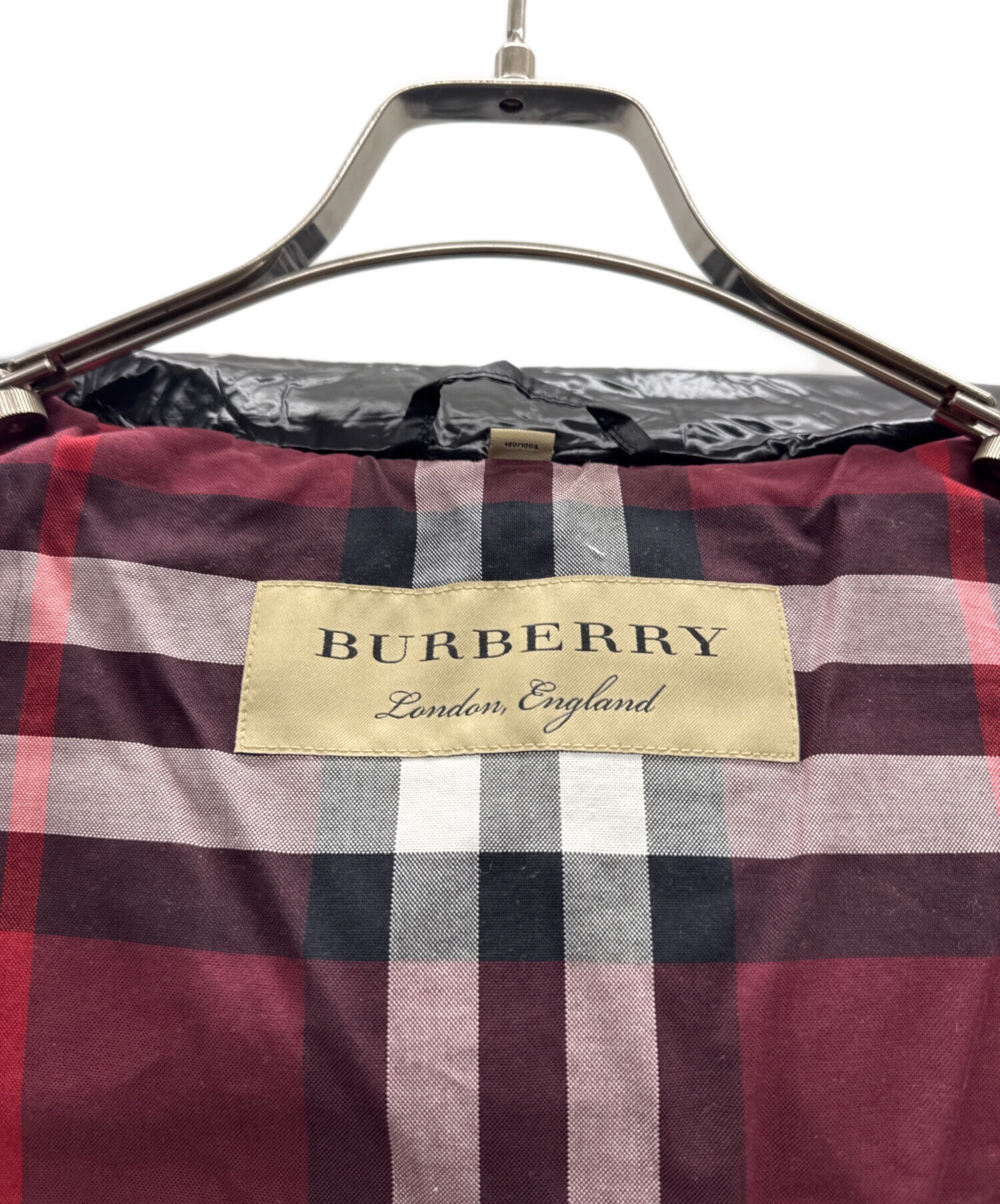 中古・古着通販】BURBERRY (バーバリー) ダウンベスト ブラック サイズ