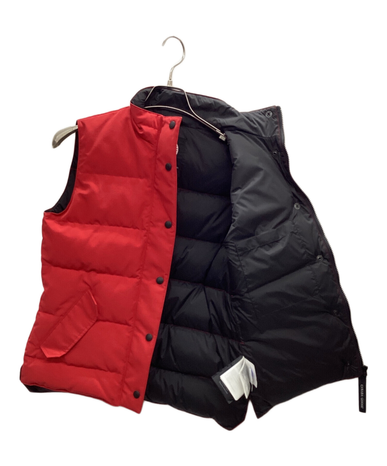 中古・古着通販】CANADA GOOSE (カナダグース) ダウンベスト レッド