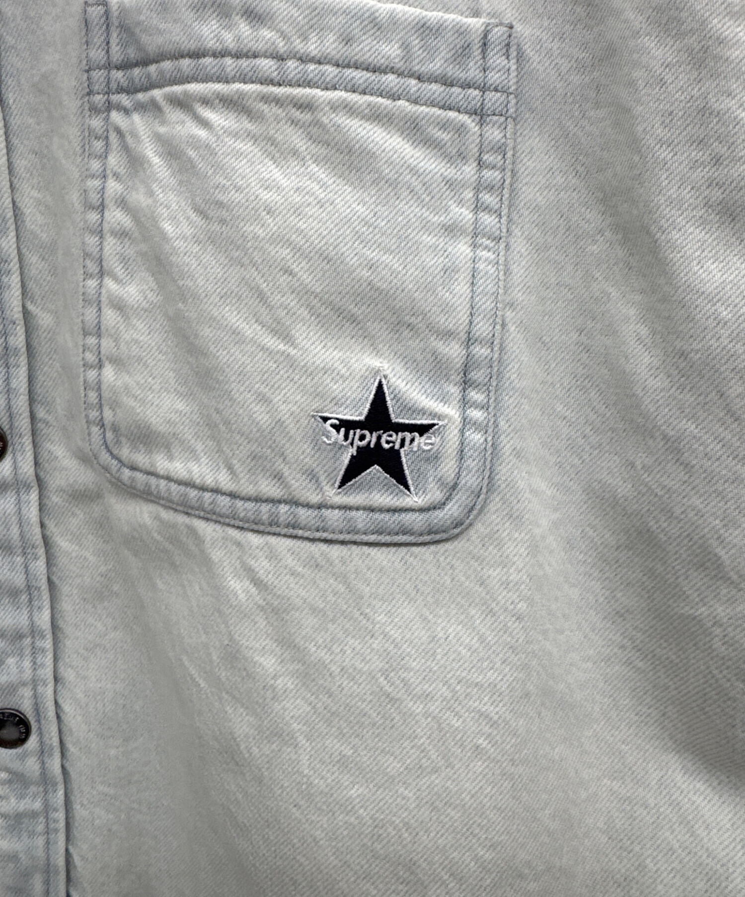 中古・古着通販】SUPREME (シュプリーム) Quilted Lined Denim Snap