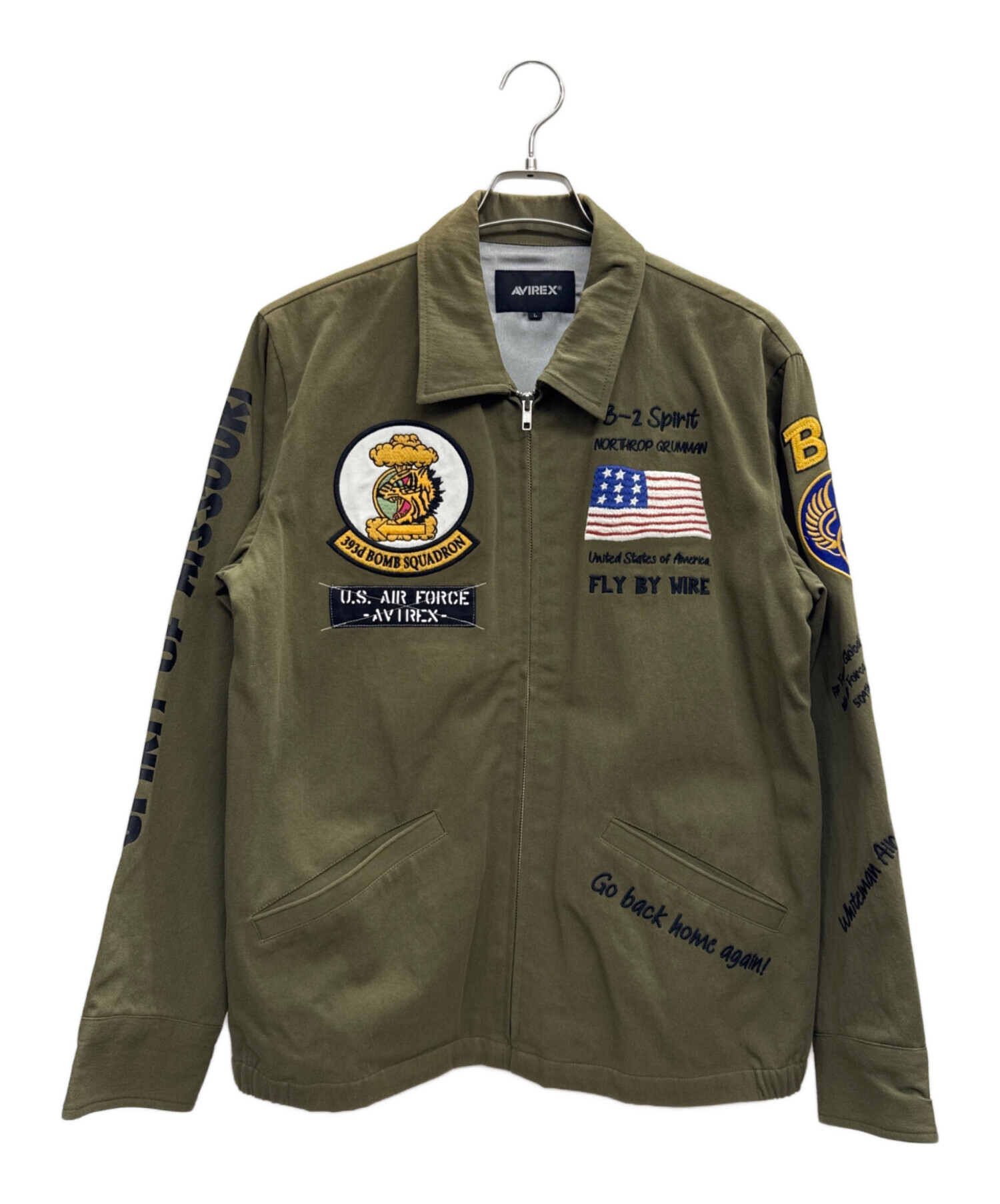 中古・古着通販】AVIREX (アヴィレックス) B2ジャケット カーキ サイズ