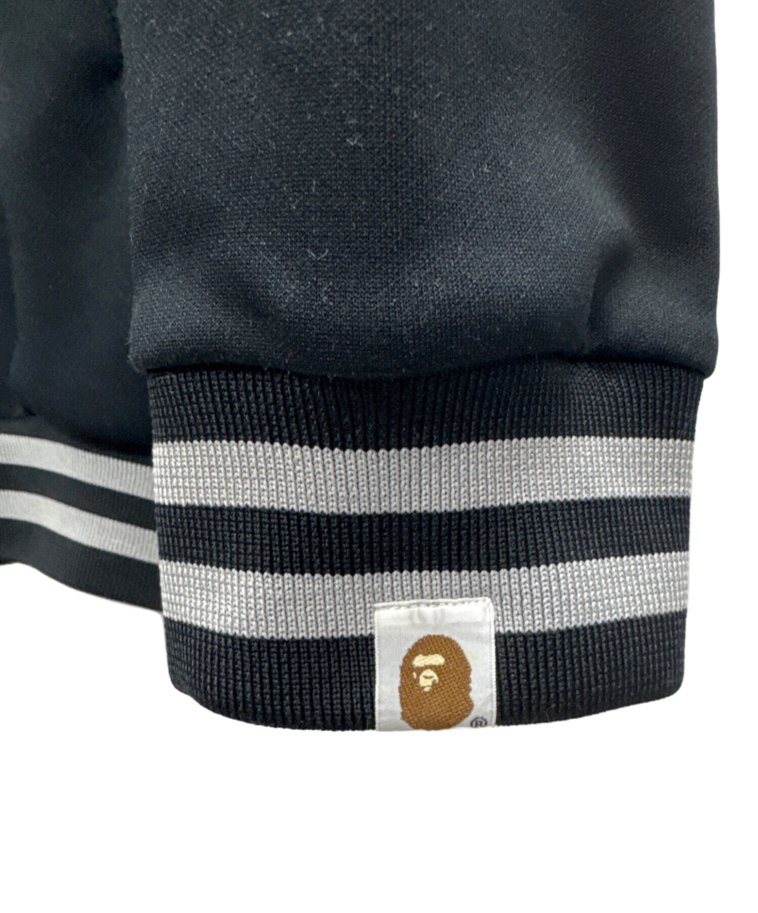 00s アベイシングエイプ ドリズラージャケット　ブルゾン　M 黒　スポジャケ 中古・古着通販】A BATHING APE (ア ベイシング エイプ) トラック