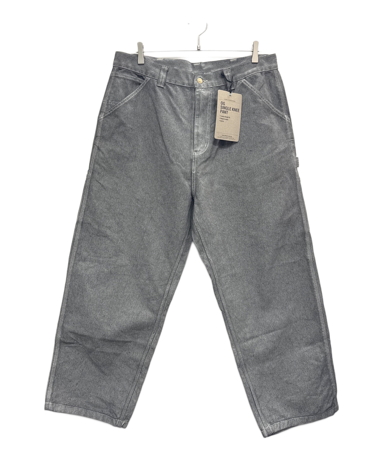 Carhartt 一点物 希少グレーフェード レザータグ仕様 USA製 Carhartt 一点物 希少グレーフェード レザータグ仕様 USA製 【公式通販】