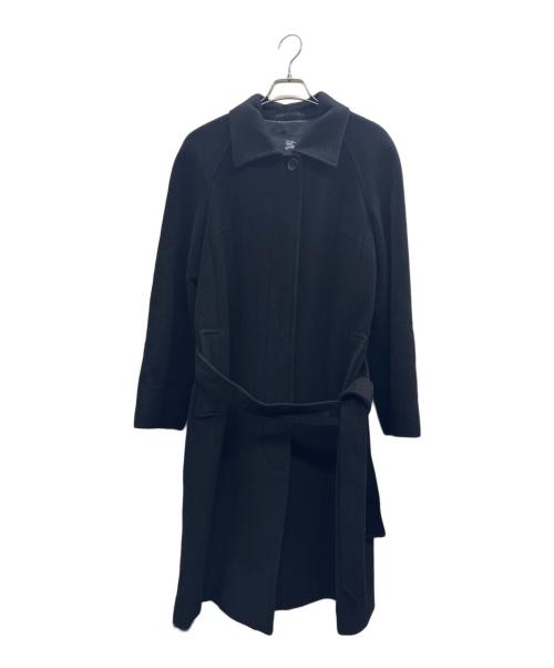 【新品タグ付き】BURBERRY ウールコート ブラック38 中古・古着通販】BURBERRY (バーバリー) ウールコート ブラック サイズ