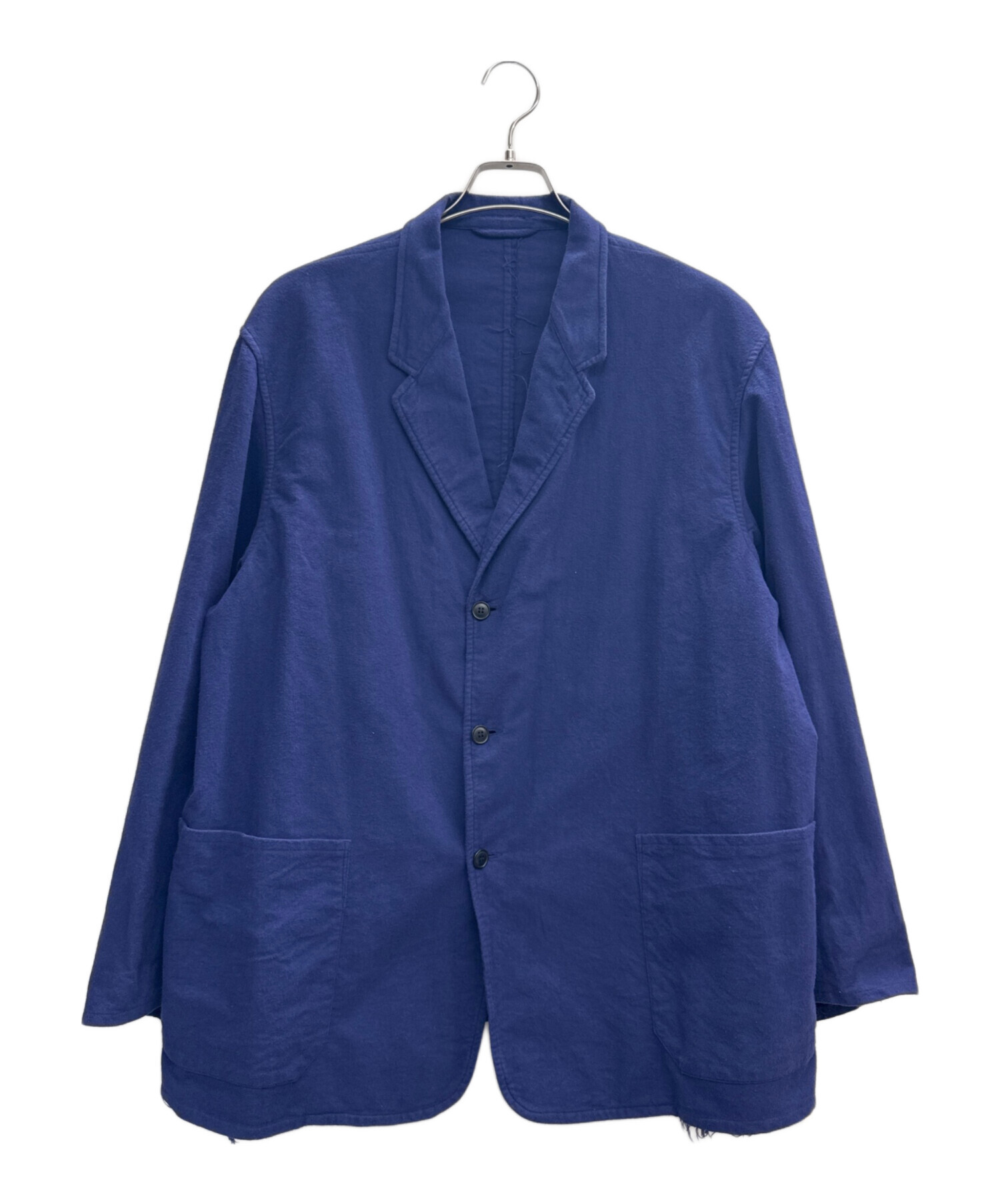 中古・古着通販】COMOLI (コモリ) コットンネルジャケット ネイビー
