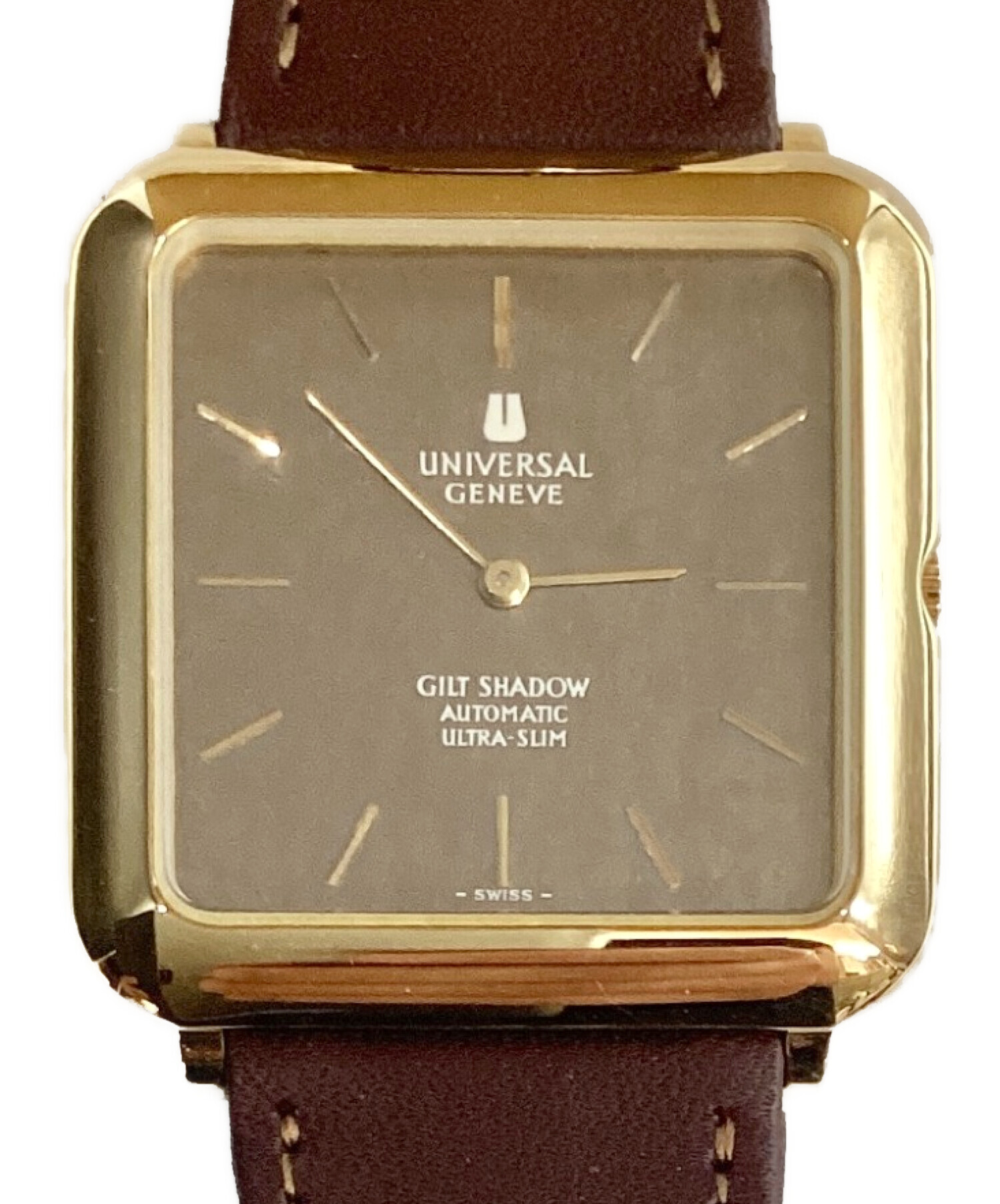 UNIVERSAL GENEVE Gilt Shadow 自動巻き時計 中古・古着通販】UNIVERSAL GENEVE (ユニヴァーサルジュネーブ) GILT