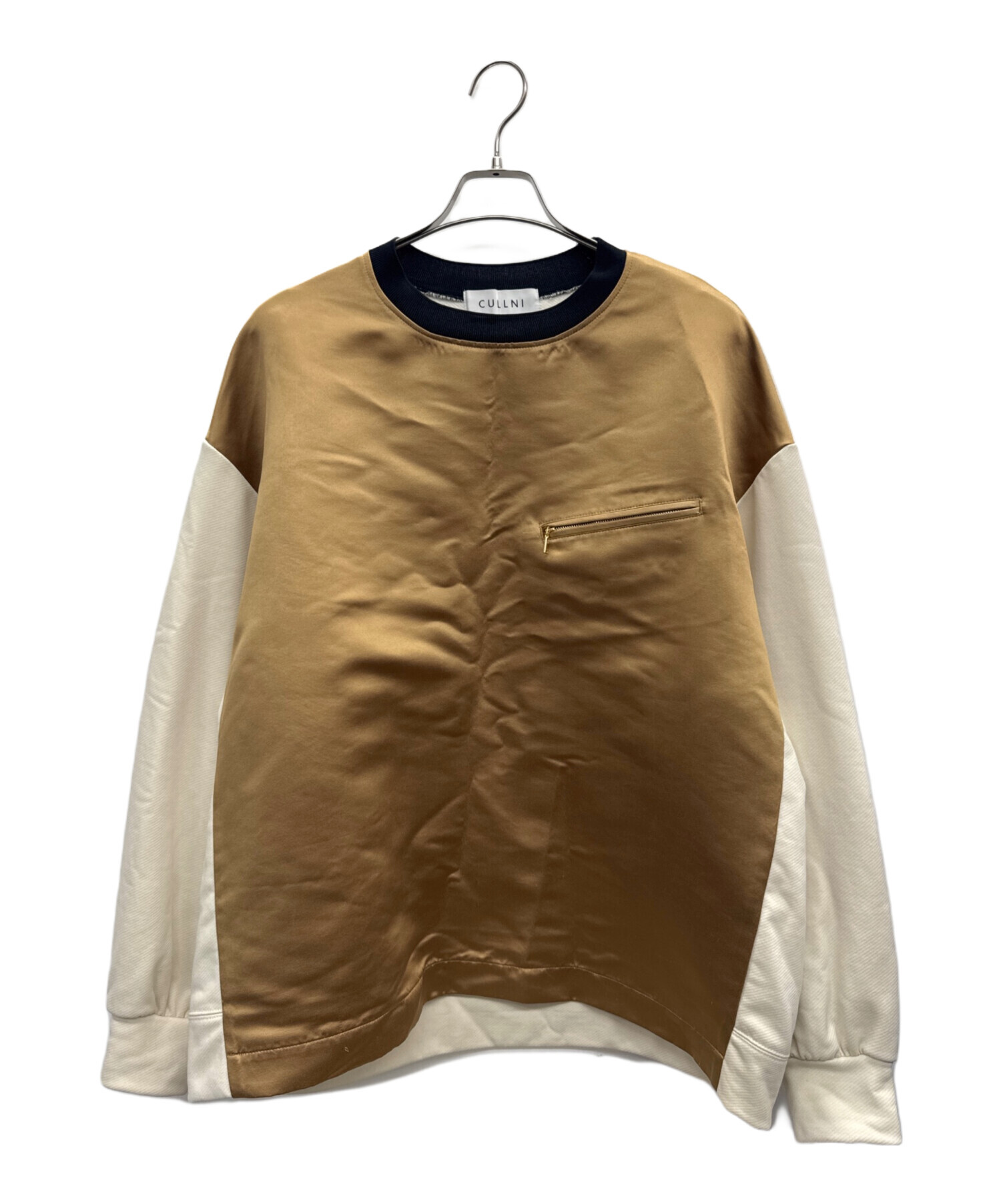 CULLNI Satin Mix Pocket Pullover CutSew③ 30%OFFCULLNI(クルニ