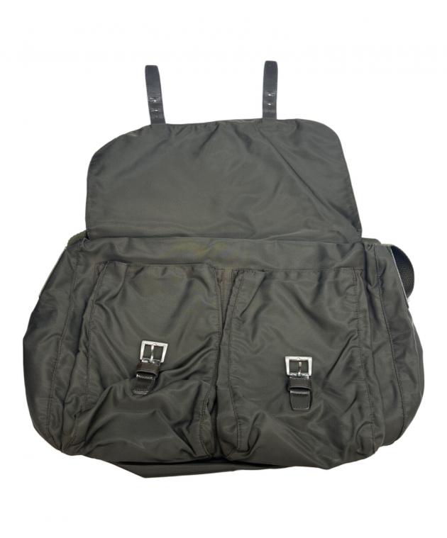 中古・古着通販】PRADA (プラダ) メッセンジャーバッグ カーキ