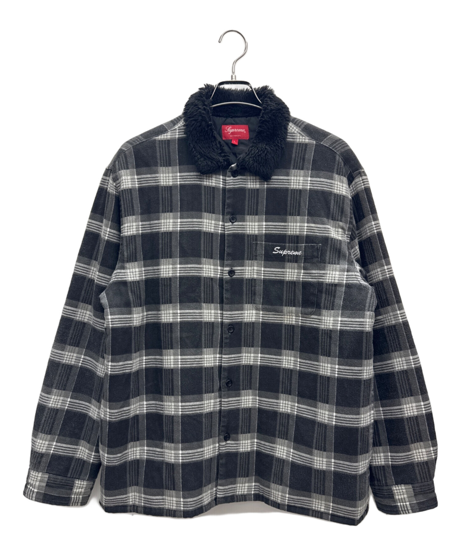 中古・古着通販】SUPREME (シュプリーム) Faux Fur Collar Flannel