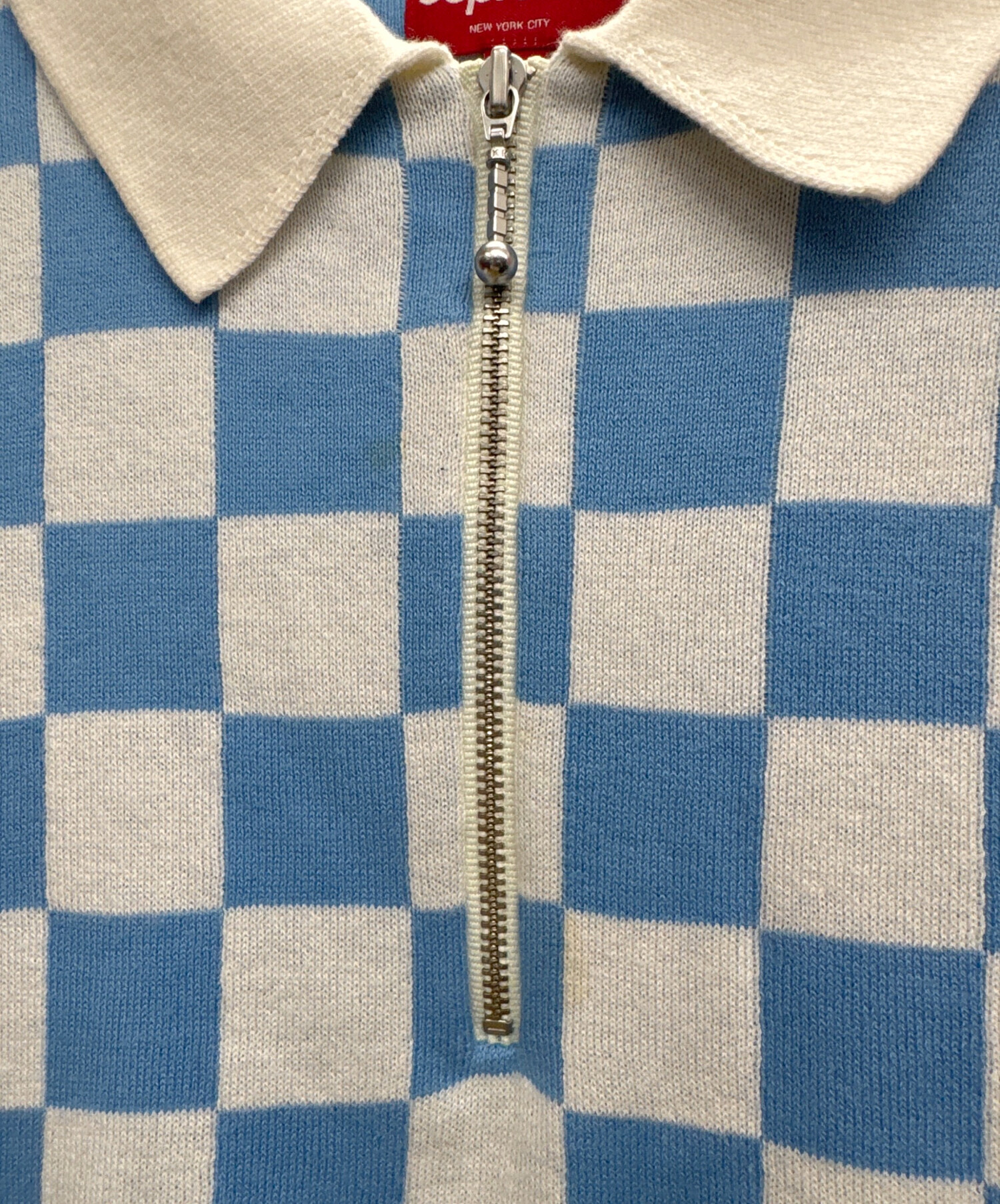 Supreme Plaid Zip Polo 新品未使用 NY直購入 中古・古着通販】SUPREME (シュプリーム) Checkerboard Zip Polo