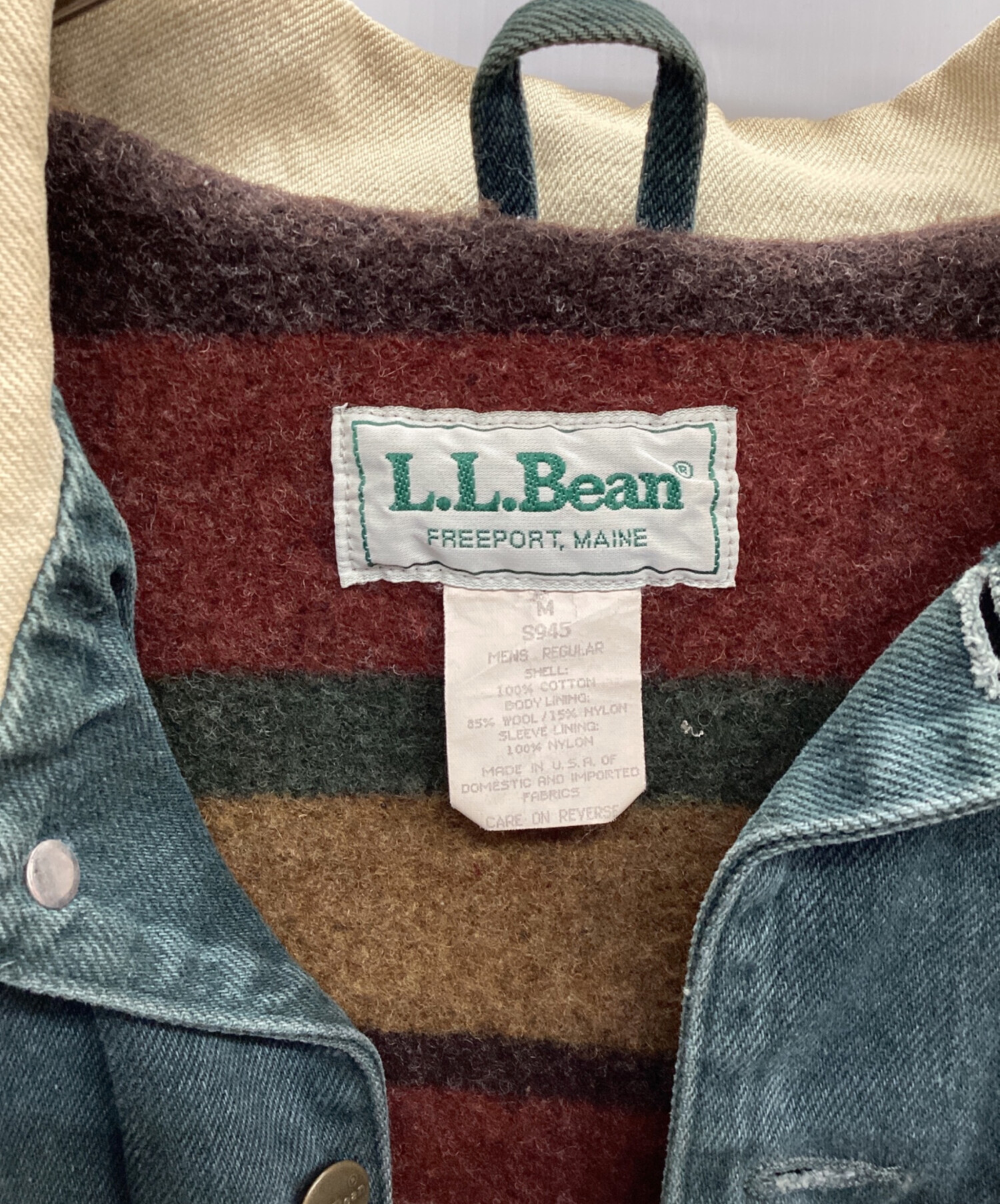 中古・古着通販】L.L.Bean (エルエルビーン) カラーデニムジャケット 