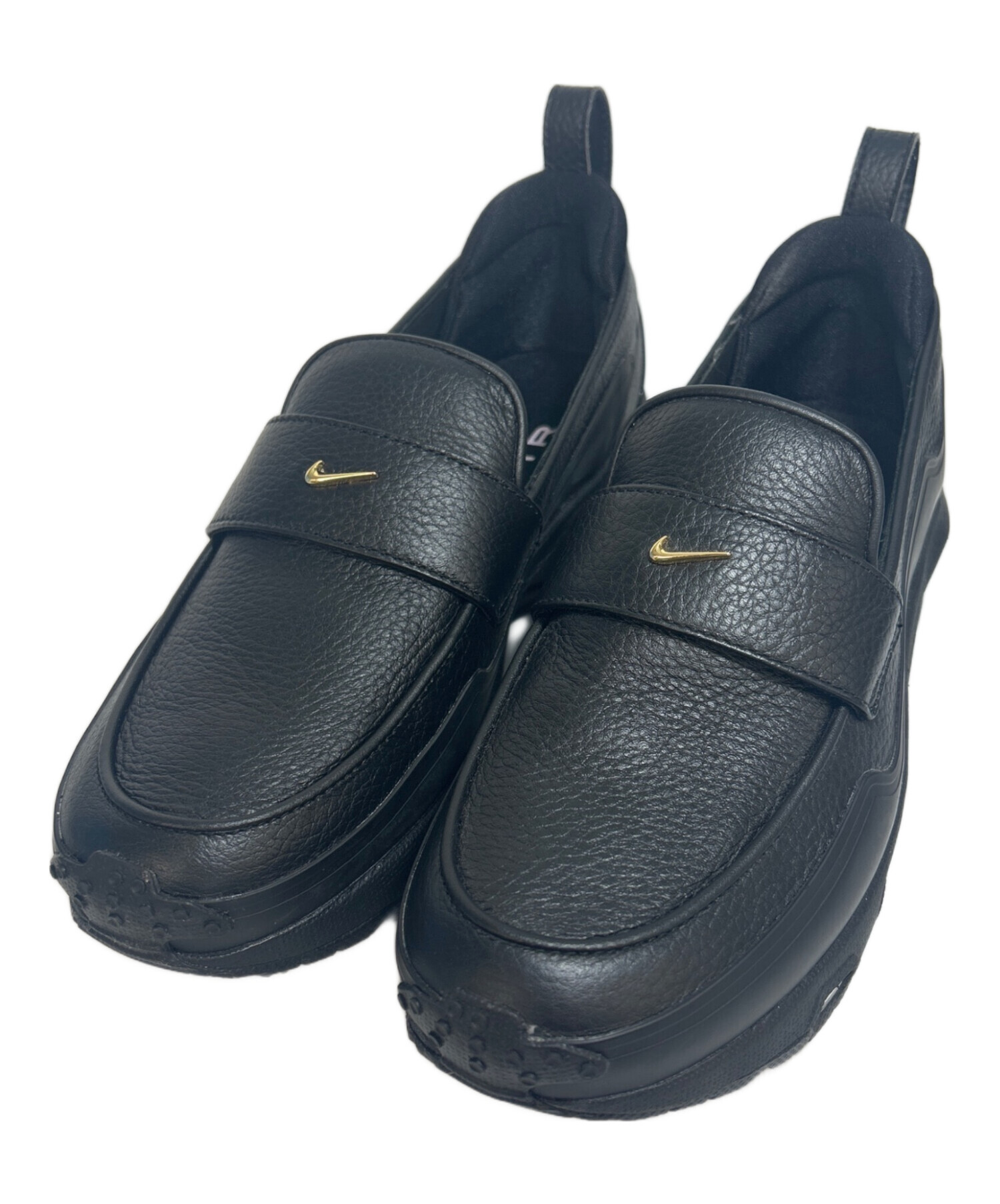 中古・古着通販】NIKE (ナイキ) ローファー ブラック サイズ:25㎝ 未