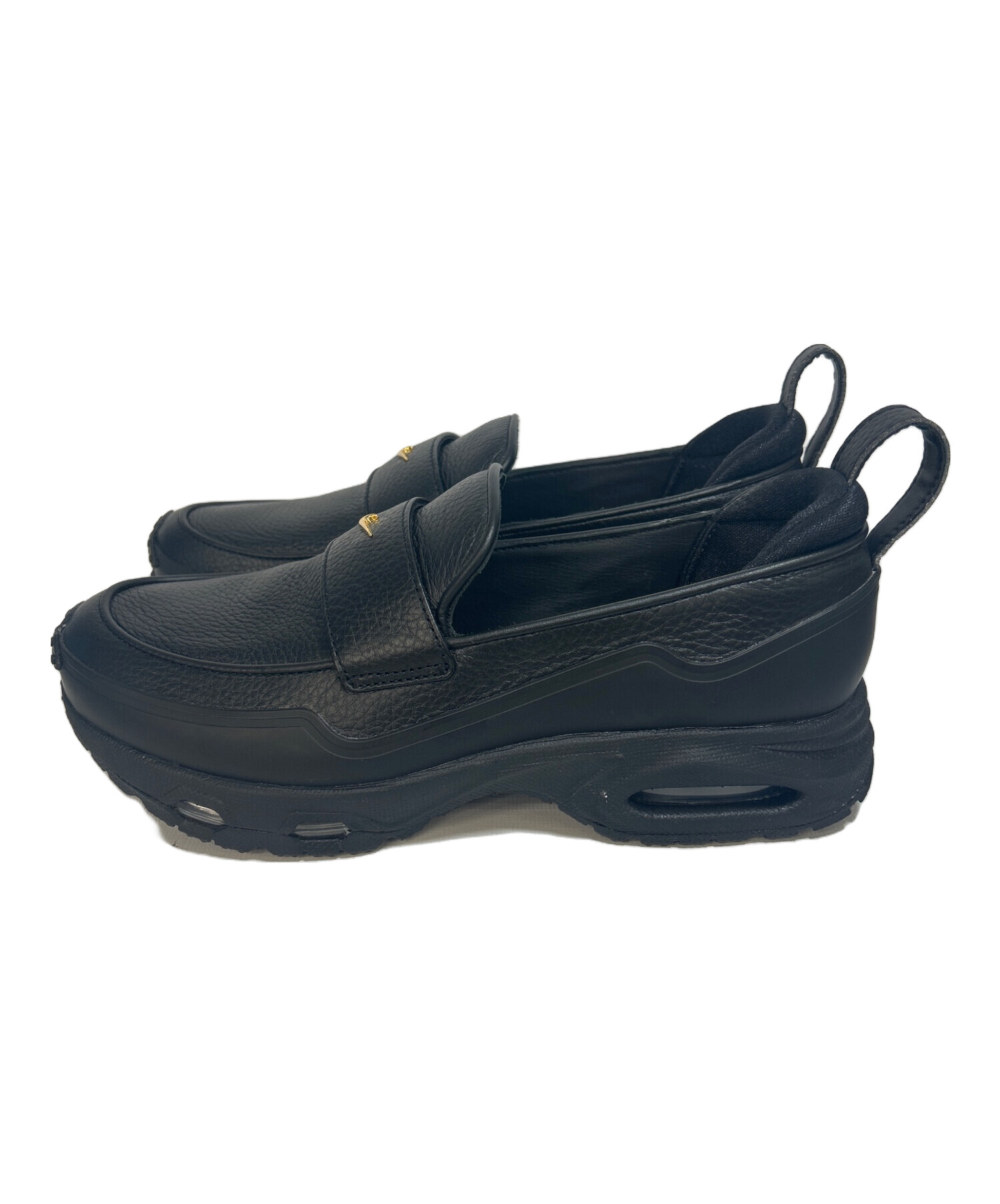 Nike ヴィンテージレザーローファー　27cm 中古・古着通販】NIKE (ナイキ) ローファー ブラック サイズ:25㎝ 未