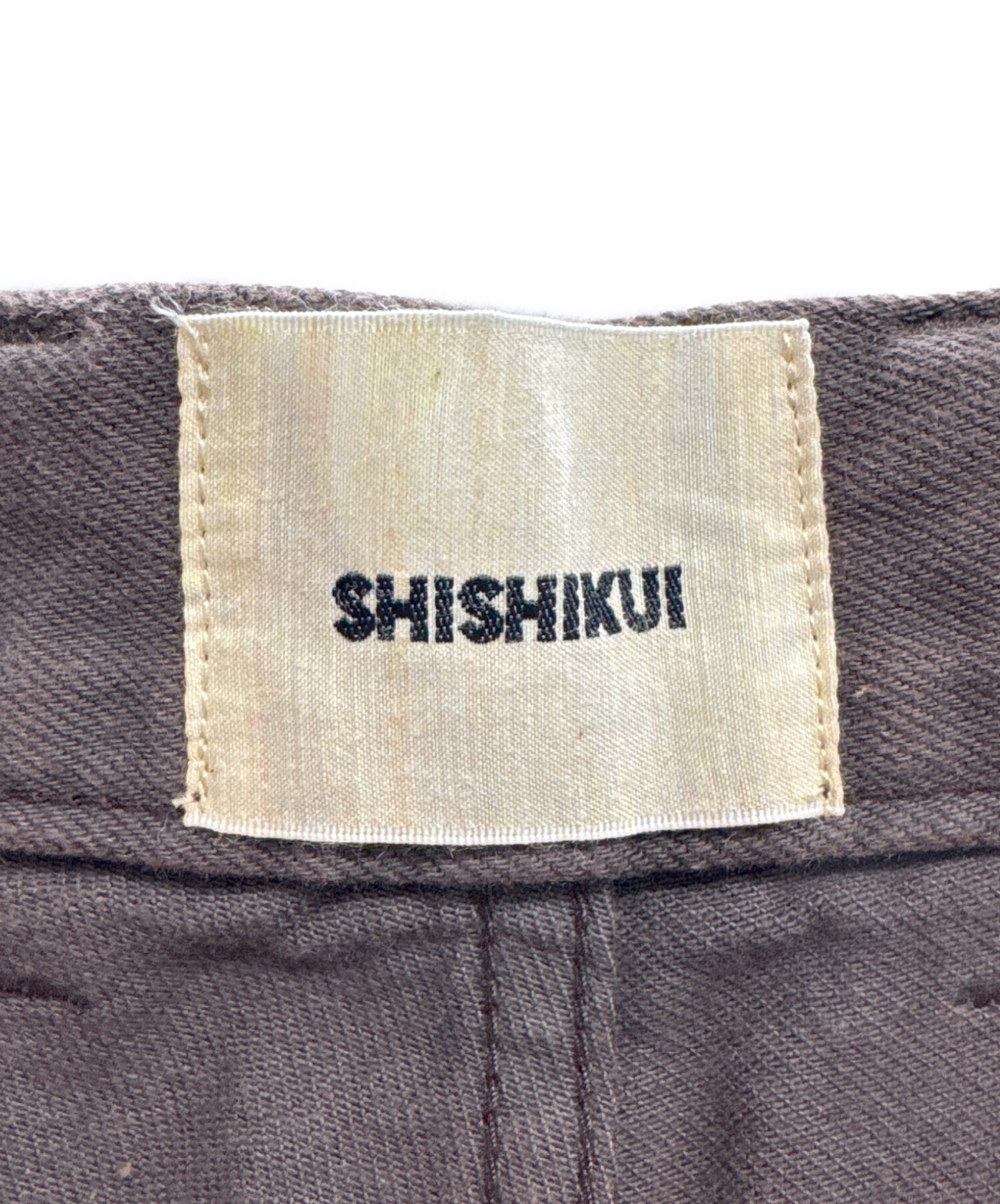 中古・古着通販】SHISHIKUI (シシクイ) ワイドパンツ ブラウン サイズ