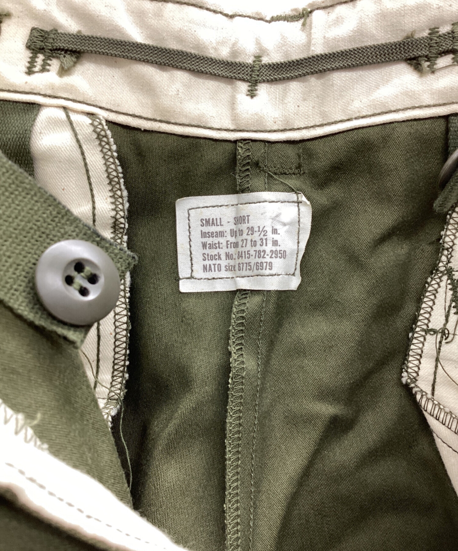 M-65 フィールドパンツ　1974年製　アメリカ軍　small regular 70s US ARMY M-65 Field Pants フィールドパンツ 1974年 ミリタ