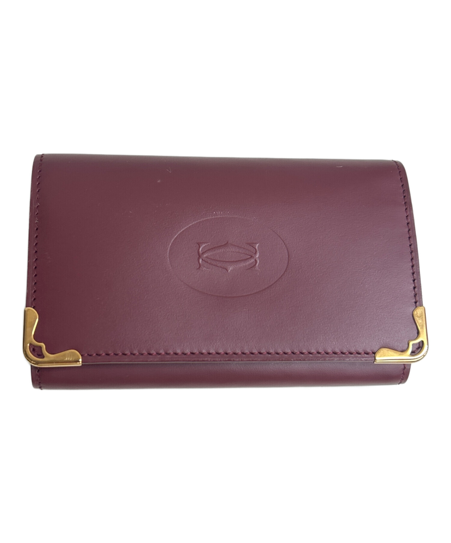未使用　Cartier カルティエ マストライン キーケース 6連 ボルドー 中古・古着通販】Cartier (カルティエ) 6連キーケース マストライン
