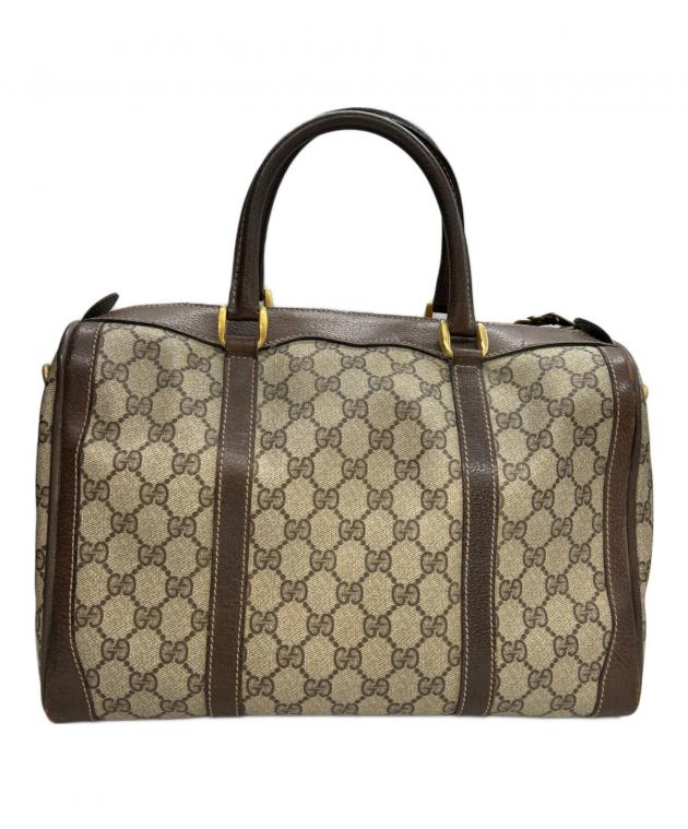 中古・古着通販】GUCCI (グッチ) ボストンバッグ OLD GUCCI ブラウン