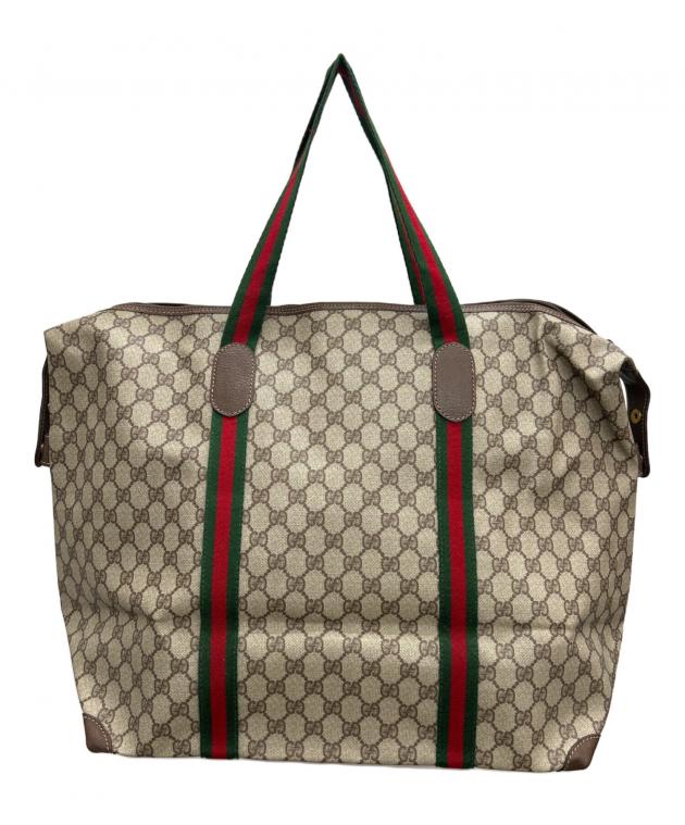 中古・古着通販】GUCCI (グッチ) ボストンバッグ シェリーライン 中古・古着通販】GUCCI (グッチ) ボストンバッグ シェリーライン