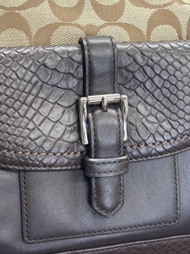 中古・古着通販】COACH (コーチ) ショルダーバッグ シグネチャー