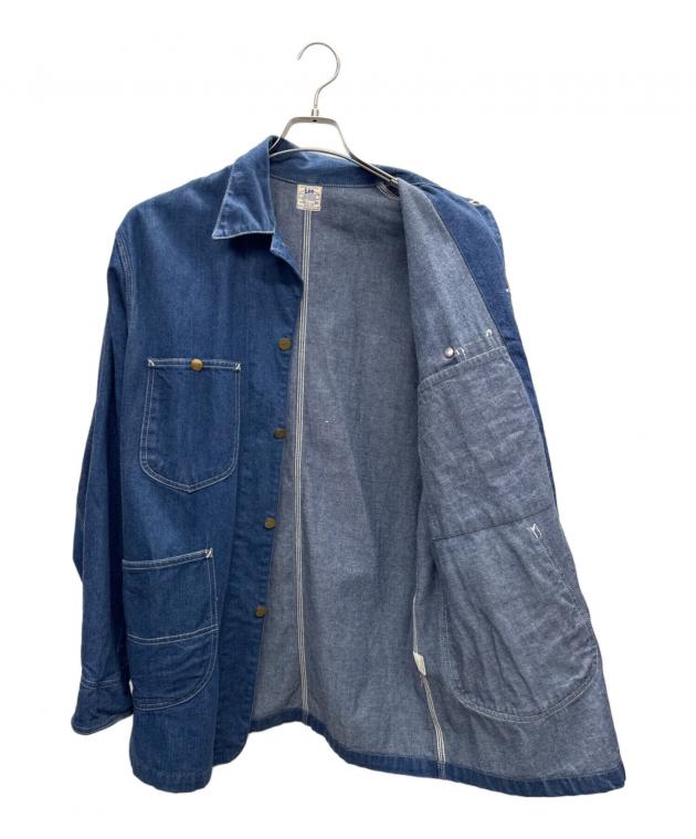 Lee 91J カバーオール インディゴ デニム L 中古・古着通販】LEE (リー) カバーオール 91-J インディゴ サイズ:40