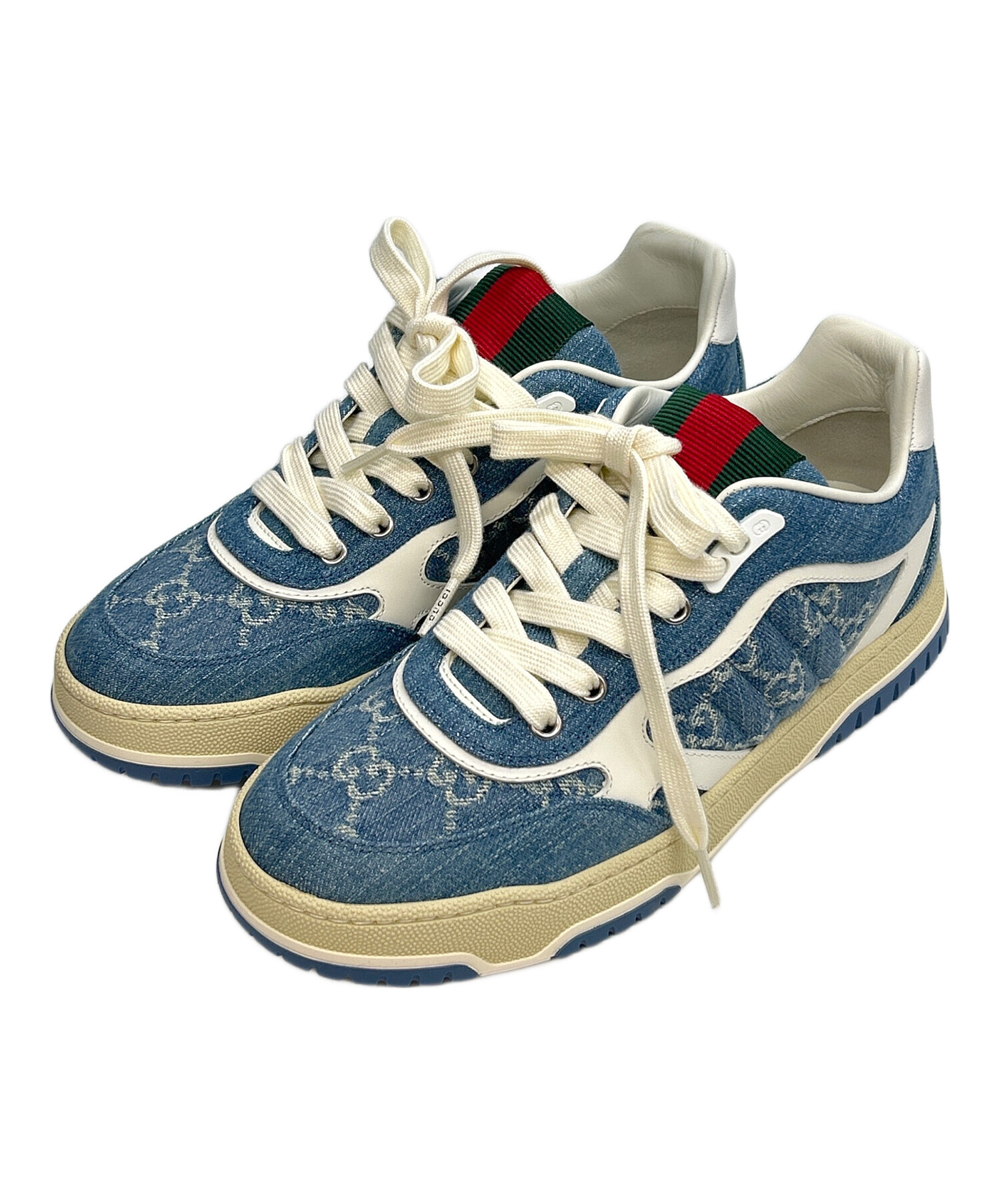 中古・古着通販】GUCCI (グッチ) ローカットスニーカー ホワイト 